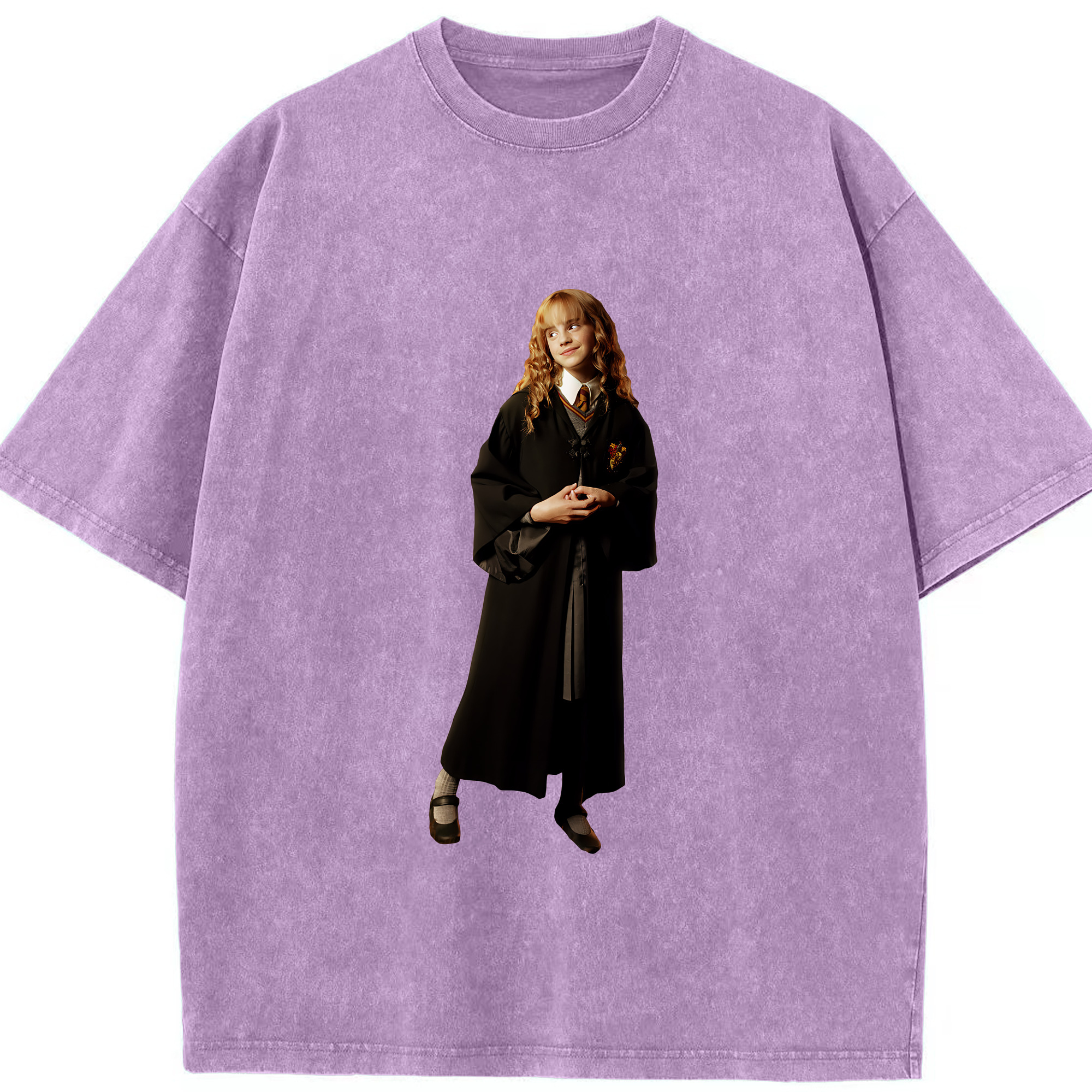 （画像用） Harry Potter ハリー・ポッターシリーズ 綿100% ヴィンテージ風 半袖Tシャツ（フロントプリント）