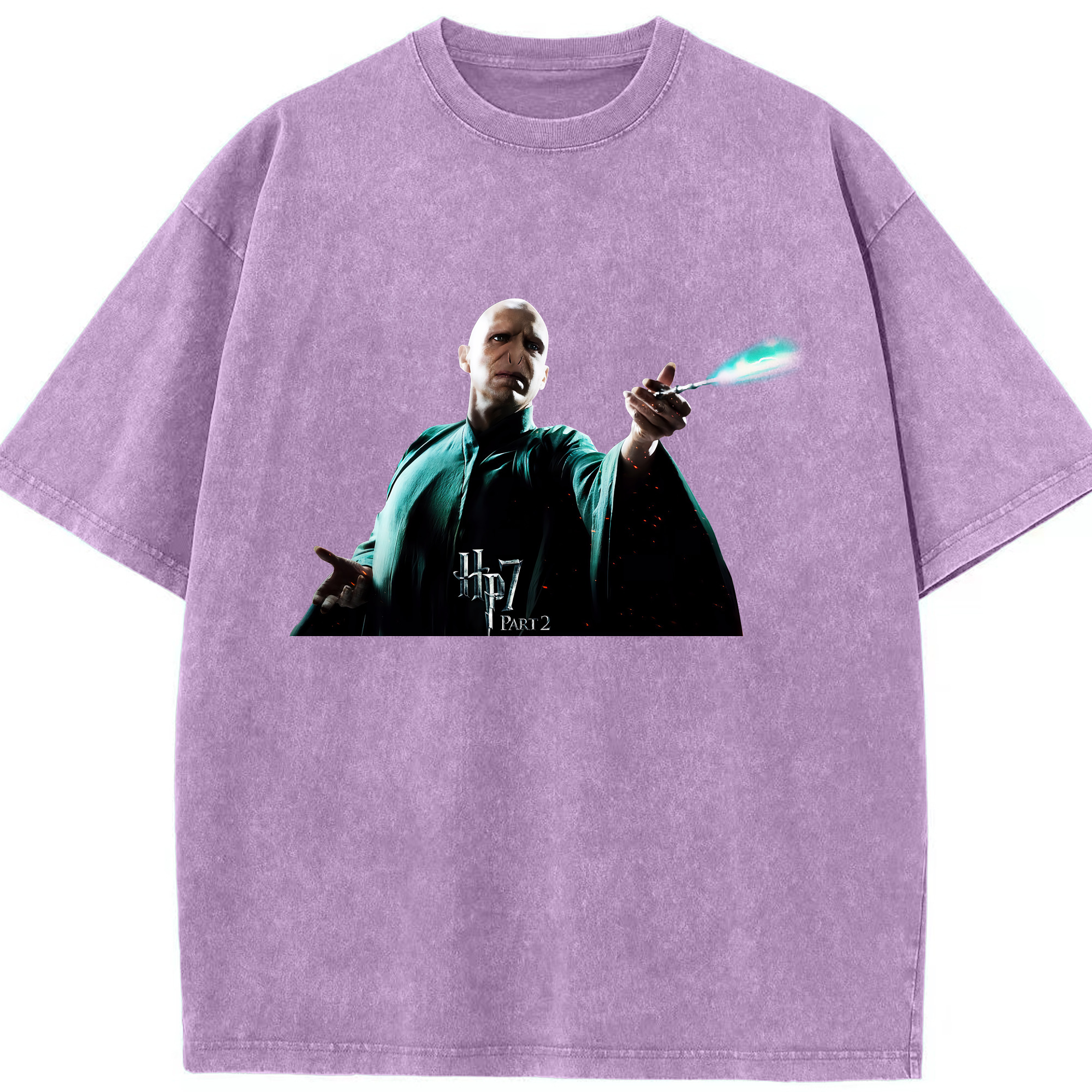 （画像用） Harry Potter ハリー・ポッターシリーズ 綿100% ヴィンテージ風 半袖Tシャツ（フロントプリント）