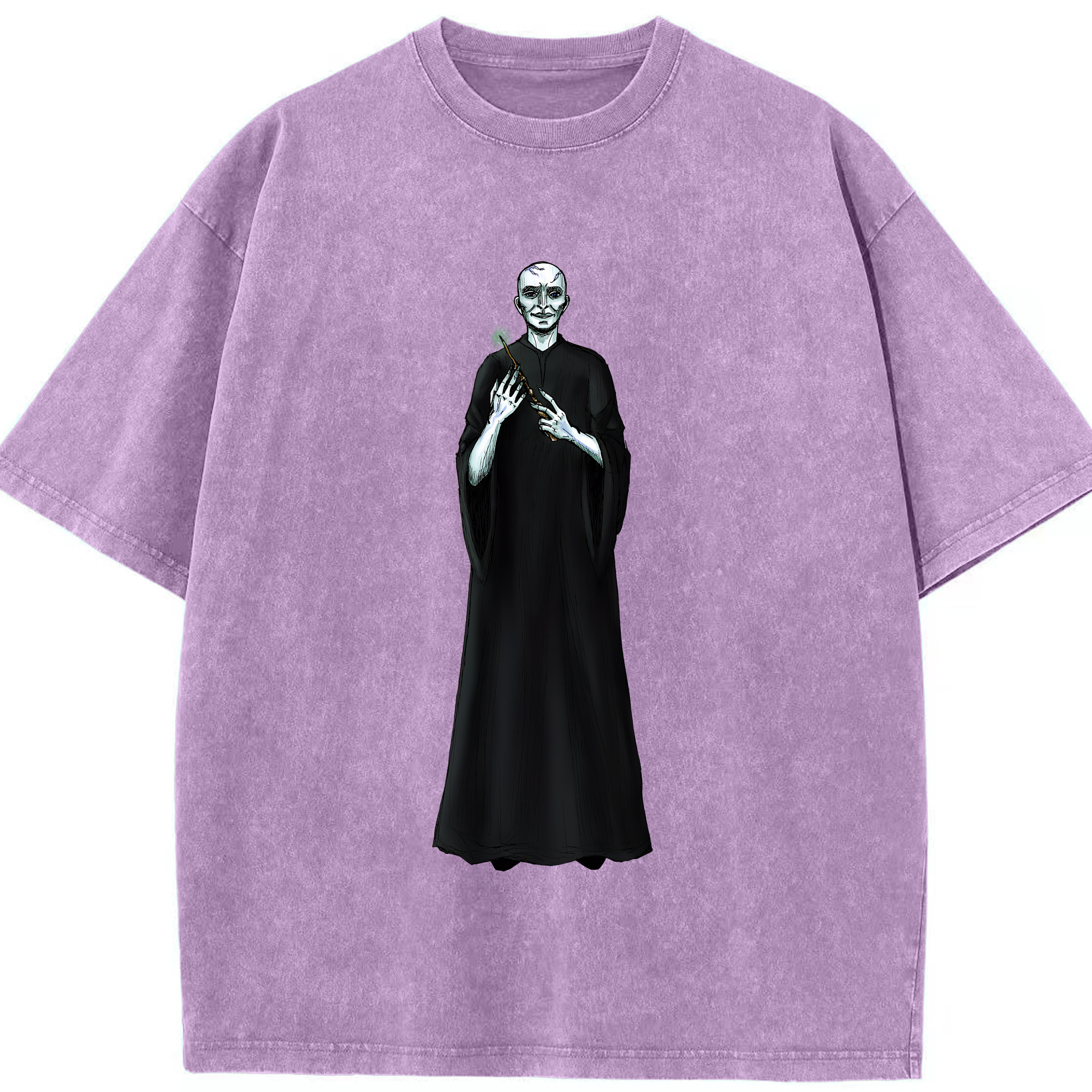 （画像用） Harry Potter ハリー・ポッターシリーズ 綿100% ヴィンテージ風 半袖Tシャツ（フロントプリント）
