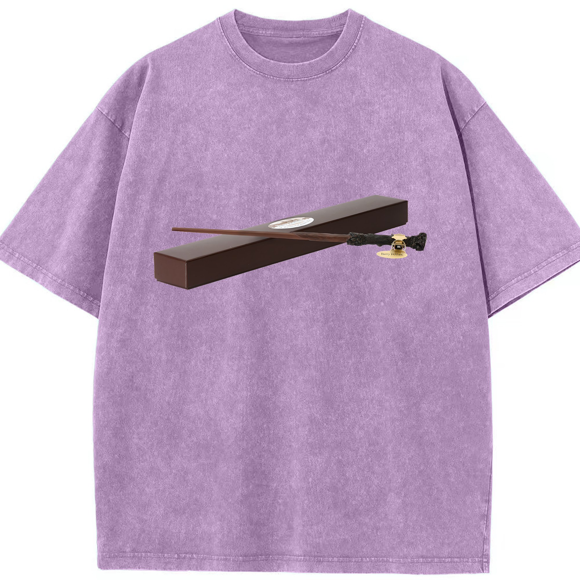 （画像用） Harry Potter ハリー・ポッターシリーズ 綿100% ヴィンテージ風 半袖Tシャツ（フロントプリント）
