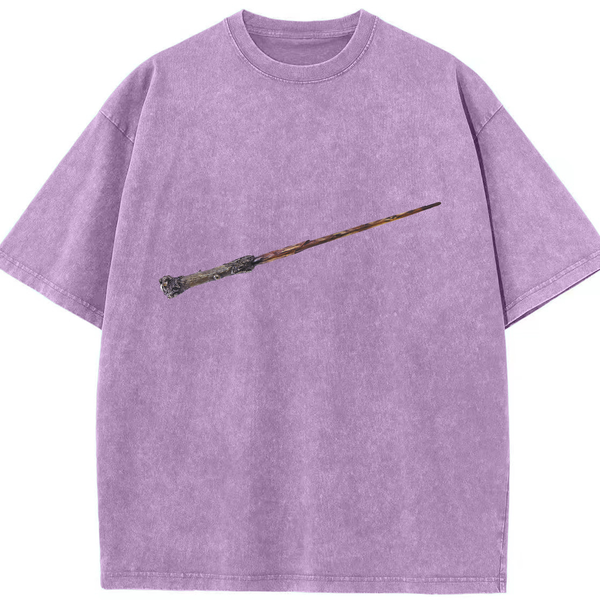 （画像用） Harry Potter ハリー・ポッターシリーズ 綿100% ヴィンテージ風 半袖Tシャツ（フロントプリント）