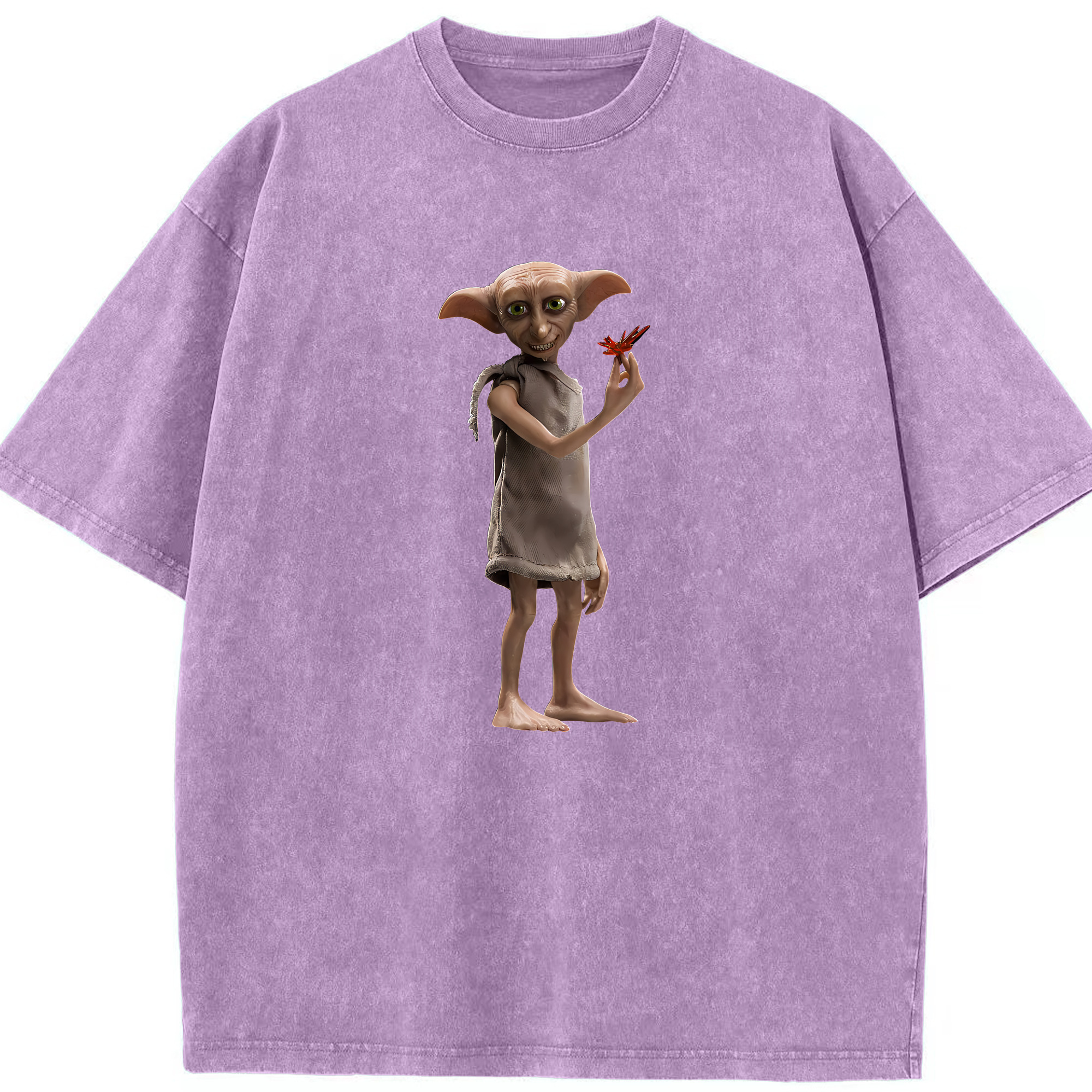 （画像用） Harry Potter ハリー・ポッターシリーズ 綿100% ヴィンテージ風 半袖Tシャツ（フロントプリント）