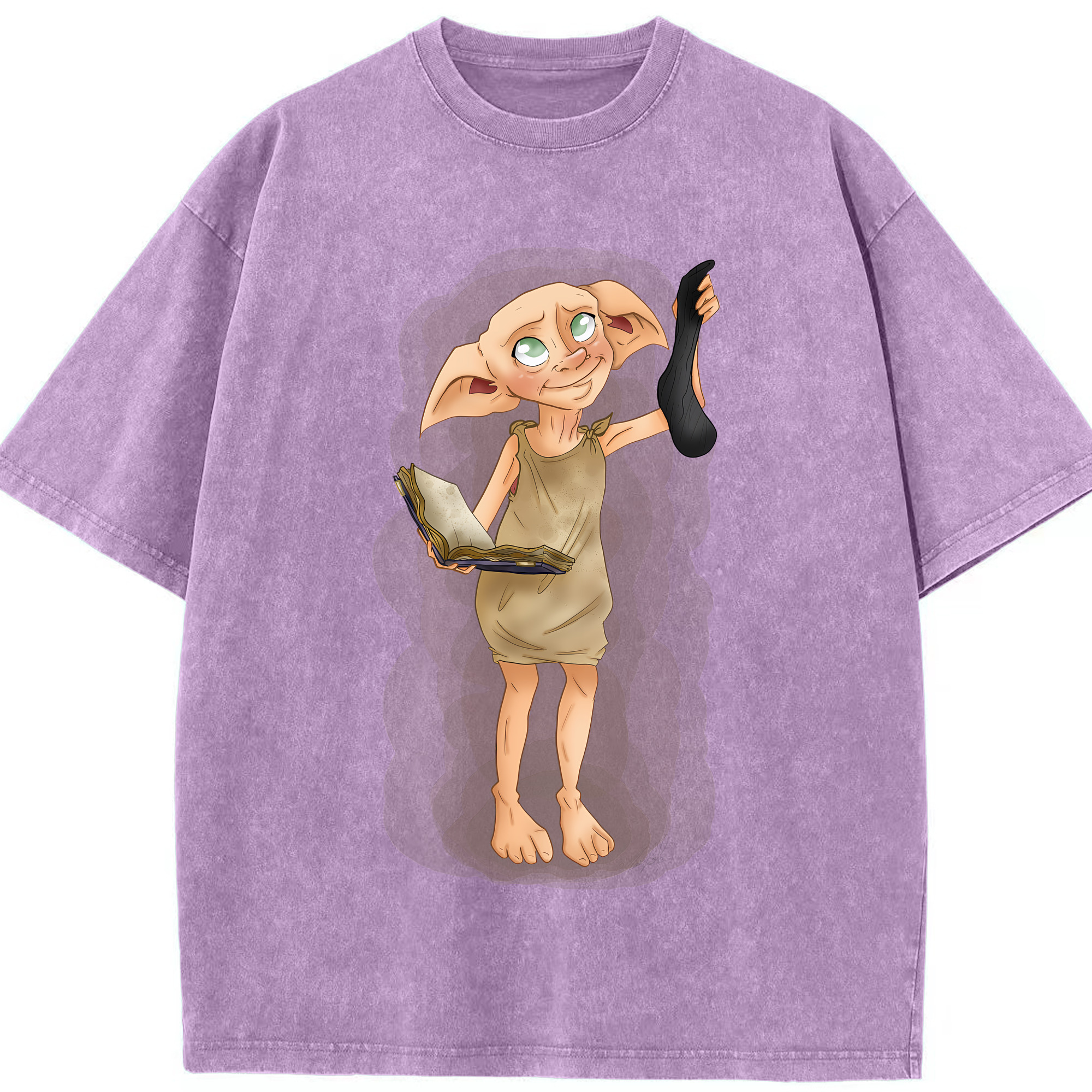 （画像用） Harry Potter ハリー・ポッターシリーズ 綿100% ヴィンテージ風 半袖Tシャツ（フロントプリント）