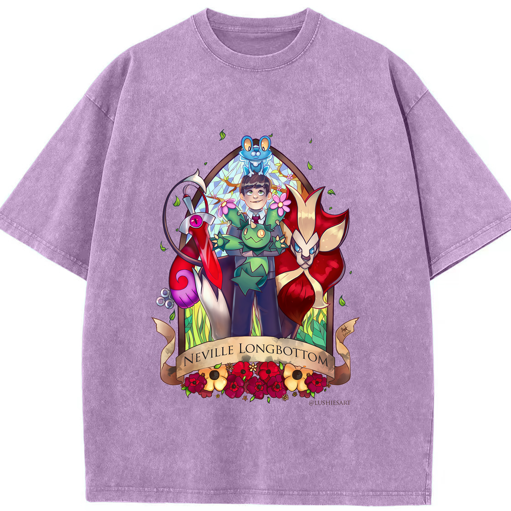 （画像用） Harry Potter ハリー・ポッターシリーズ 綿100% ヴィンテージ風 半袖Tシャツ（フロントプリント）
