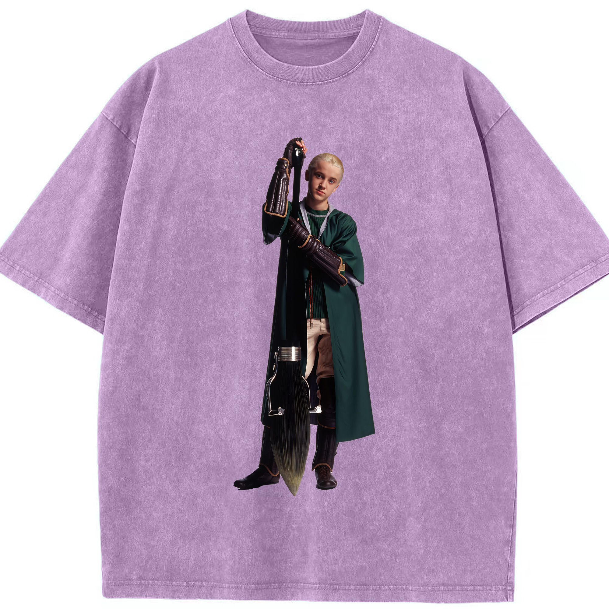 （画像用） Harry Potter ハリー・ポッターシリーズ 綿100% ヴィンテージ風 半袖Tシャツ（フロントプリント）