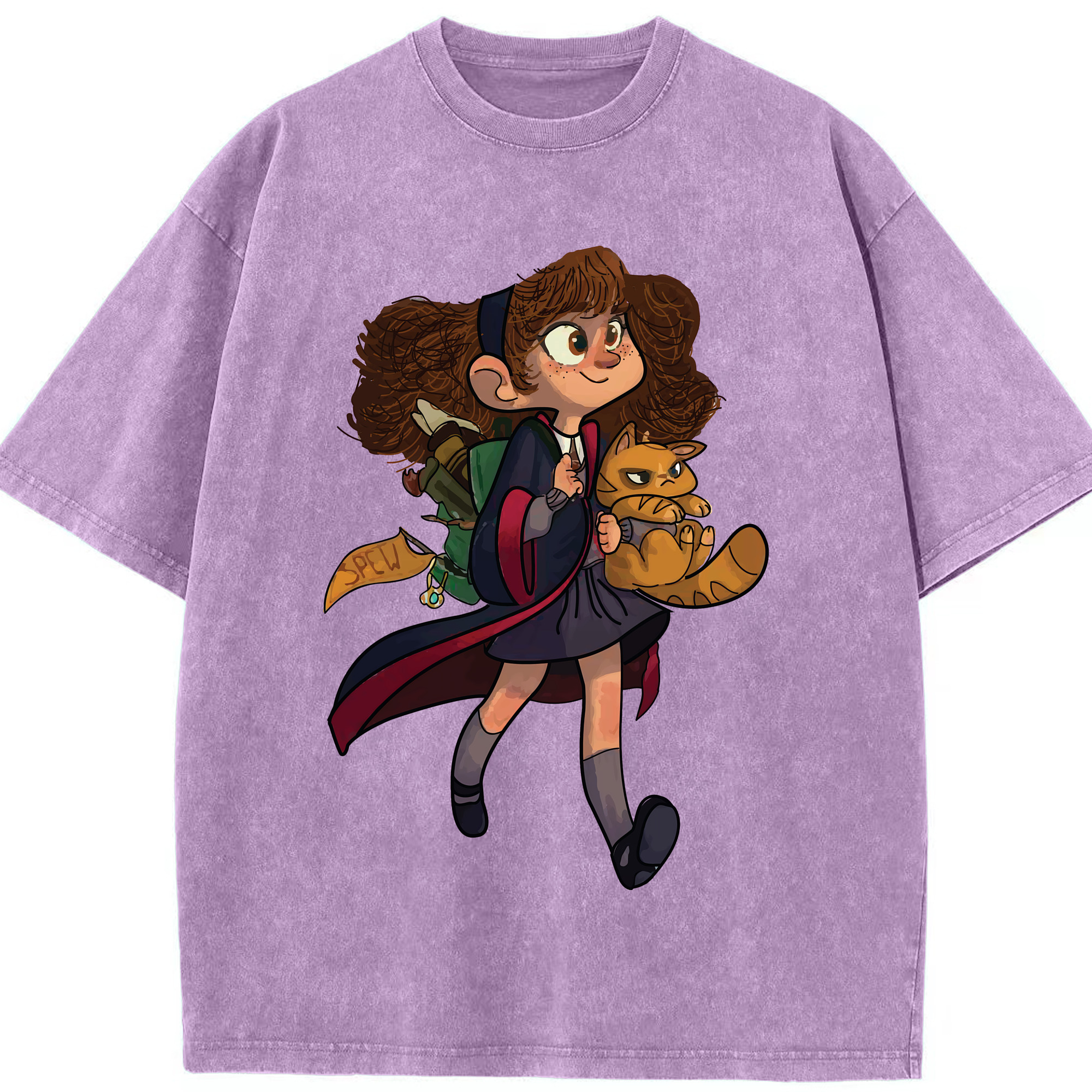 （画像用） Harry Potter ハリー・ポッターシリーズ 綿100% ヴィンテージ風 半袖Tシャツ（フロントプリント）