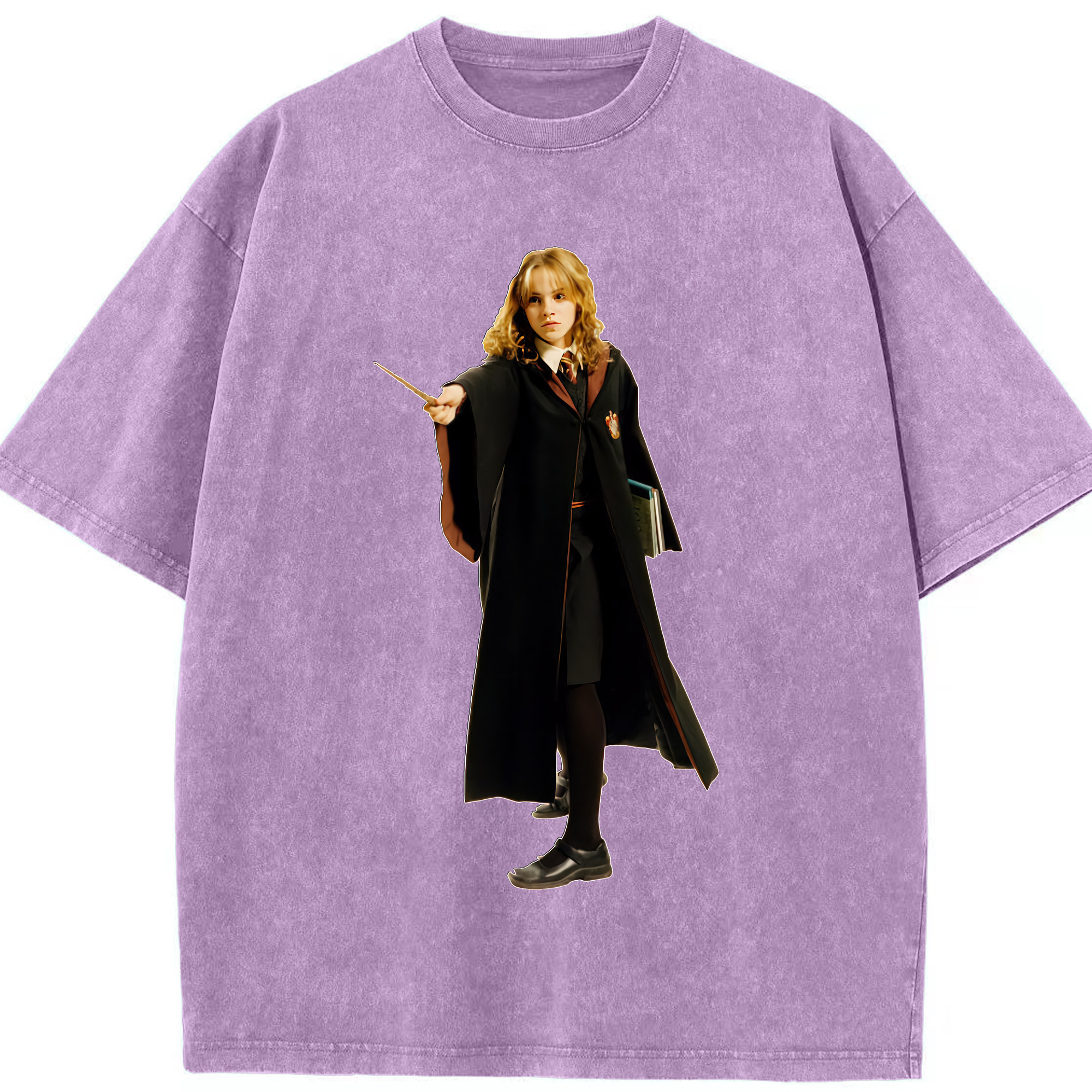 （画像用） Harry Potter ハリー・ポッターシリーズ 綿100% ヴィンテージ風 半袖Tシャツ（フロントプリント）