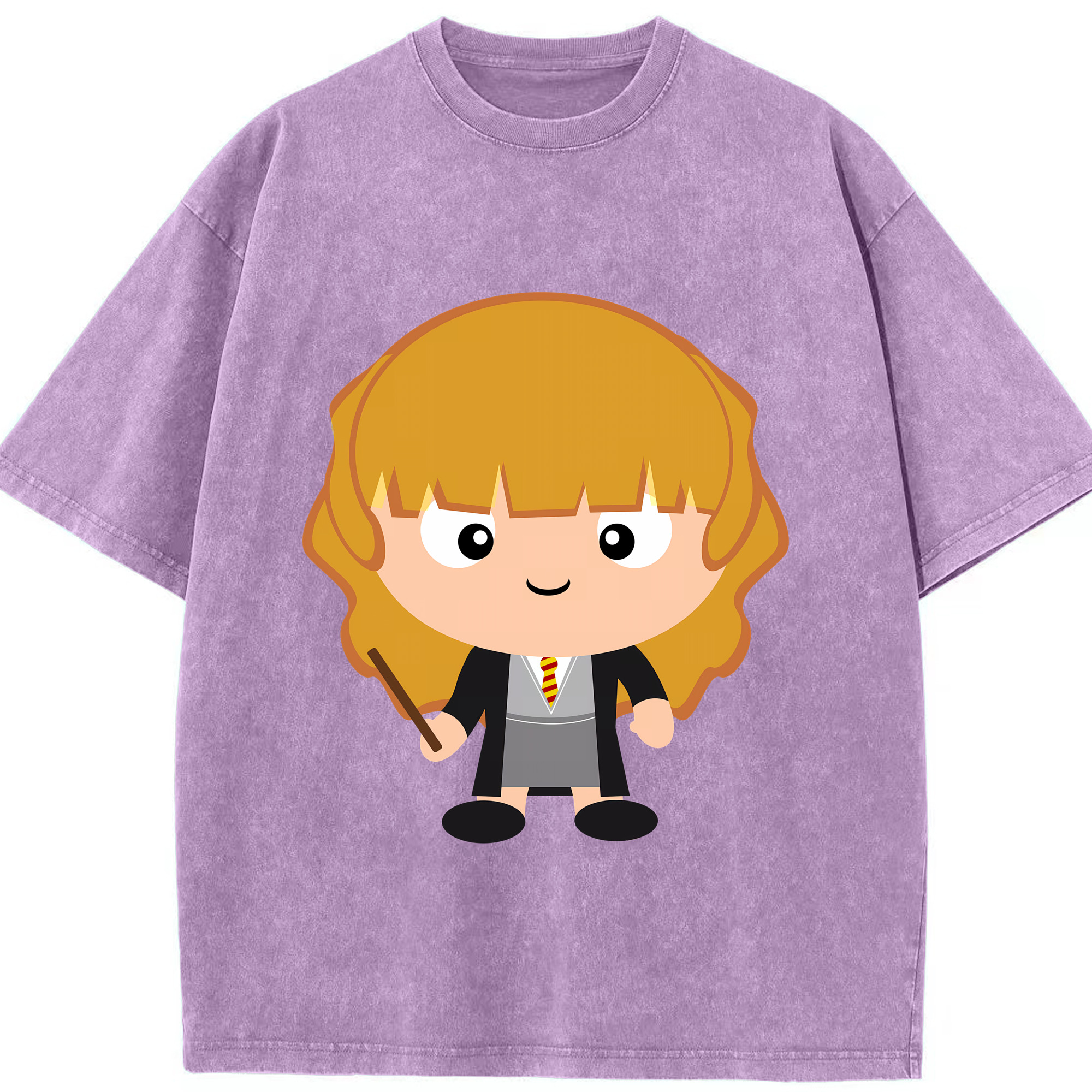 （画像用） Harry Potter ハリー・ポッターシリーズ 綿100% ヴィンテージ風 半袖Tシャツ（フロントプリント）