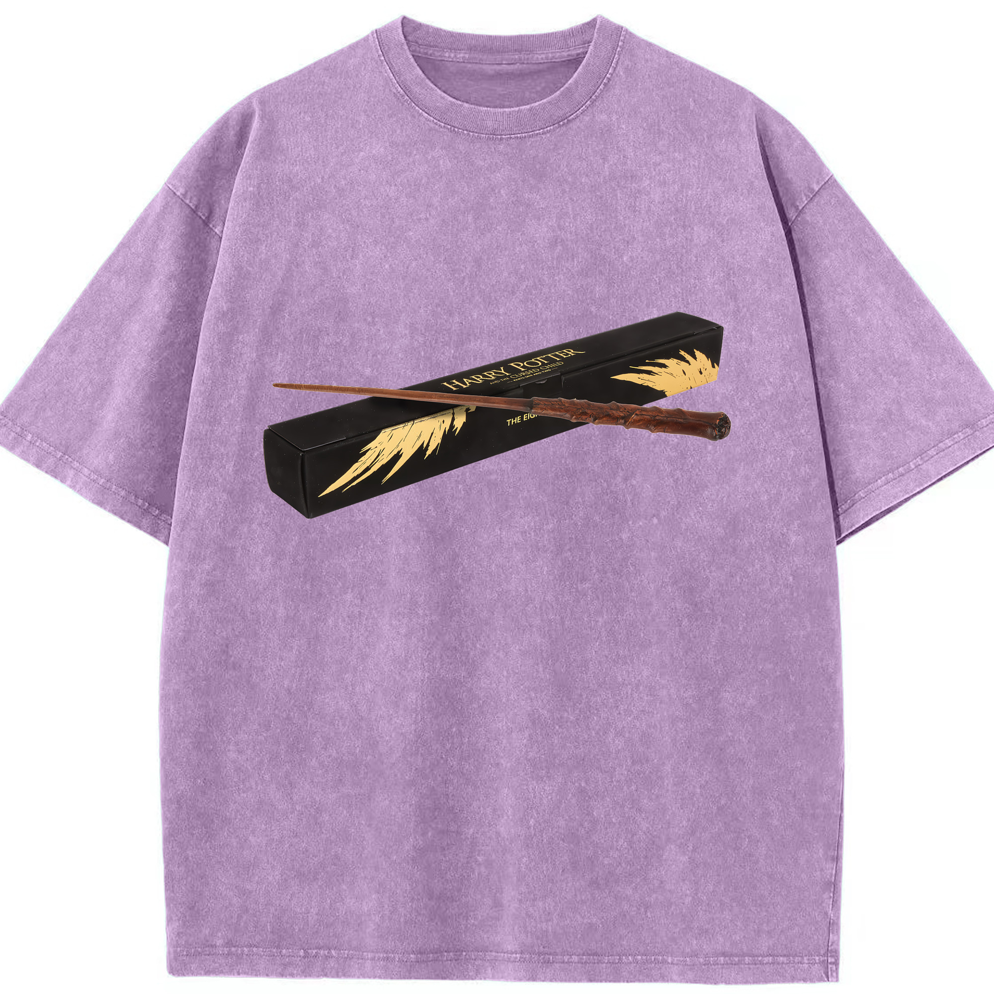 （画像用） Harry Potter ハリー・ポッターシリーズ 綿100% ヴィンテージ風 半袖Tシャツ（フロントプリント）