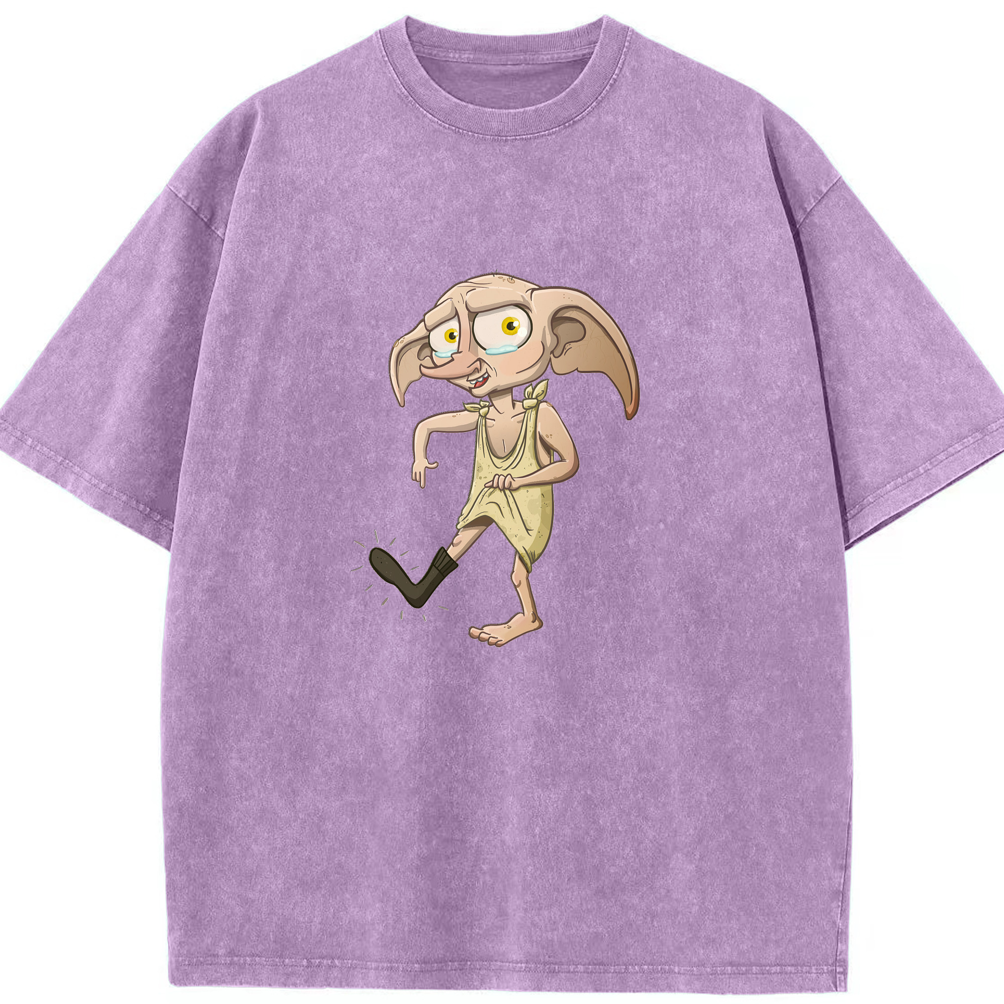 （画像用） Harry Potter ハリー・ポッターシリーズ 綿100% ヴィンテージ風 半袖Tシャツ（フロントプリント）