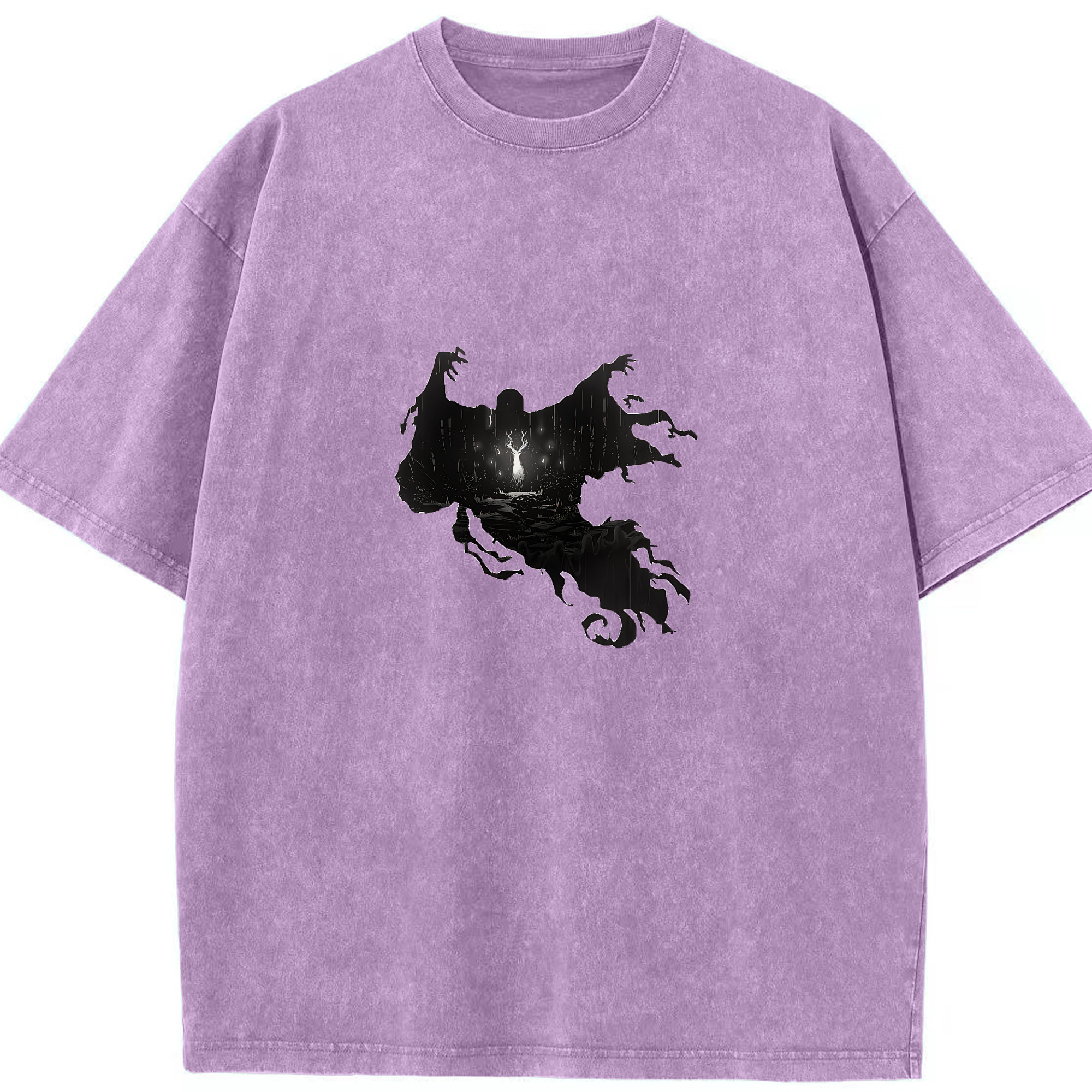 （画像用） Harry Potter ハリー・ポッターシリーズ 綿100% ヴィンテージ風 半袖Tシャツ（フロントプリント）