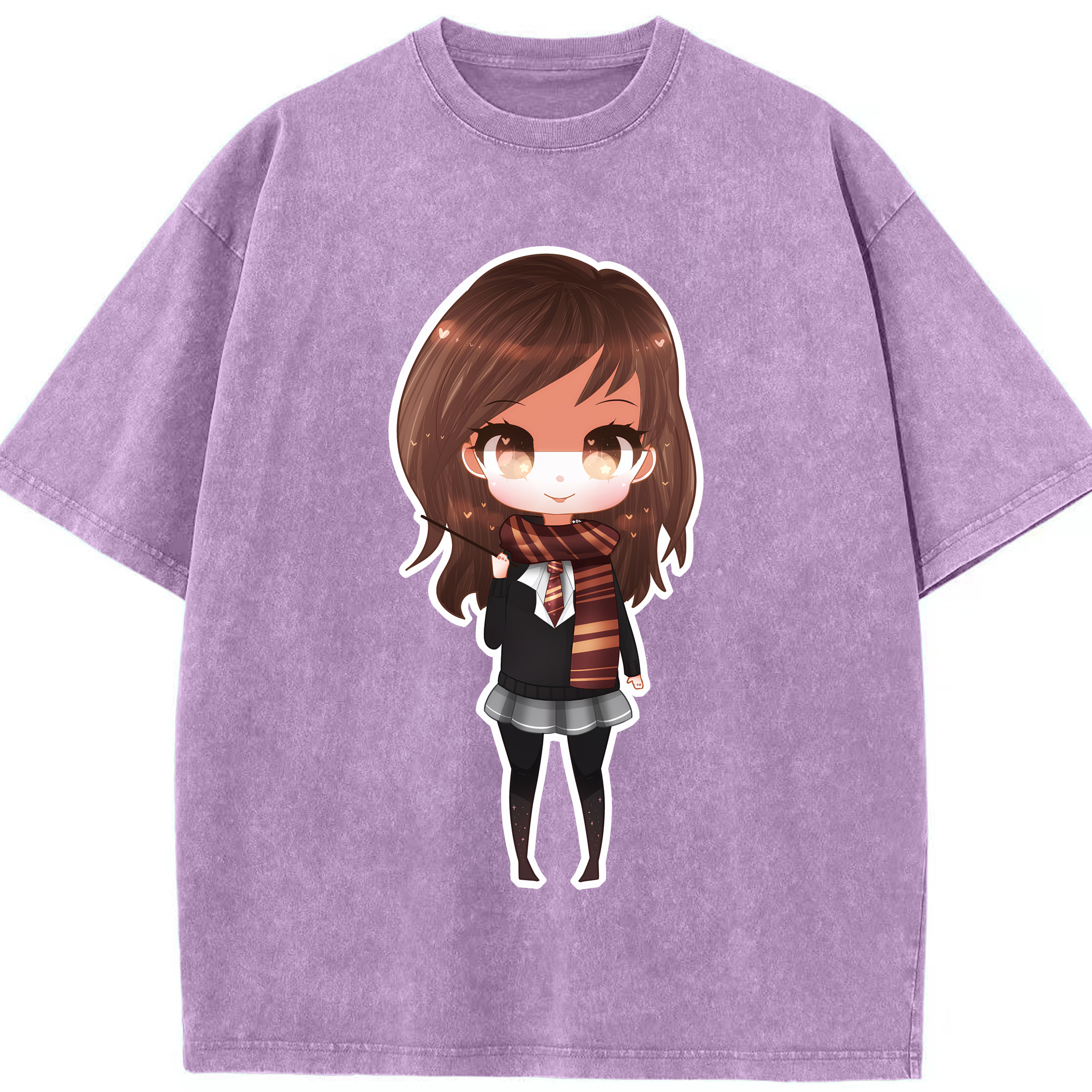 （画像用） Harry Potter ハリー・ポッターシリーズ 綿100% ヴィンテージ風 半袖Tシャツ（フロントプリント）