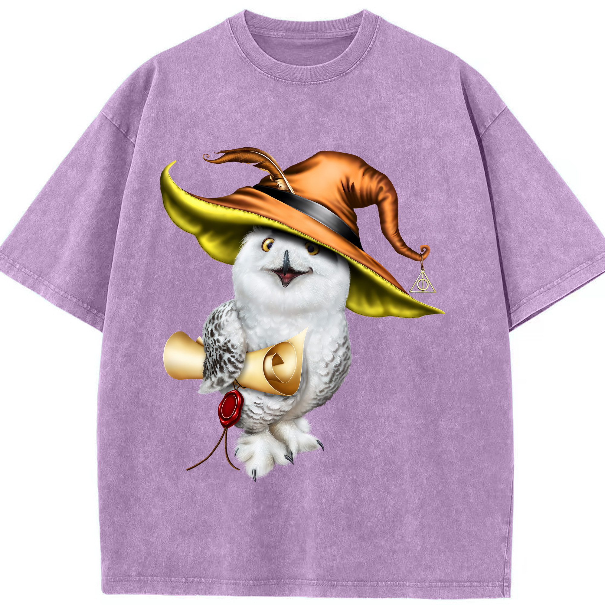 （画像用） Harry Potter ハリー・ポッターシリーズ 綿100% ヴィンテージ風 半袖Tシャツ（フロントプリント）