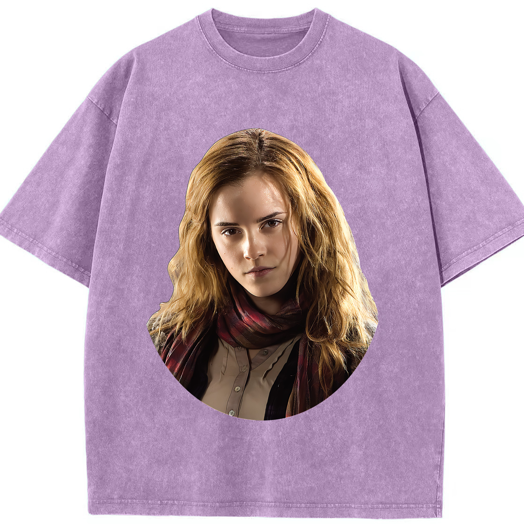 （画像用） Harry Potter ハリー・ポッターシリーズ 綿100% ヴィンテージ風 半袖Tシャツ（フロントプリント）