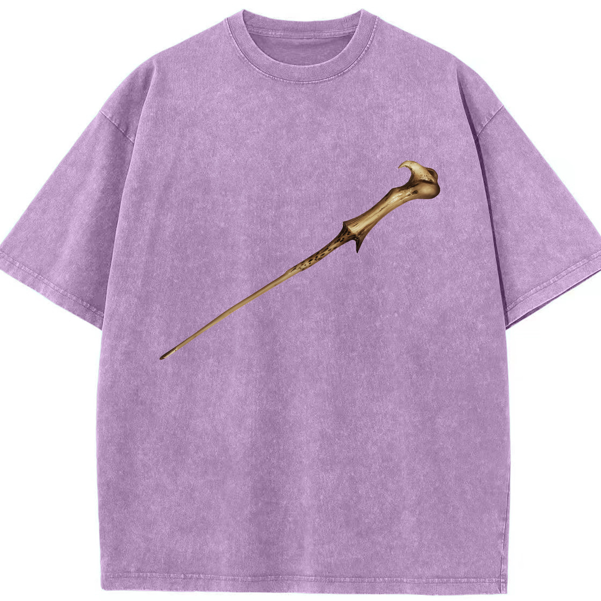 （画像用） Harry Potter ハリー・ポッターシリーズ 綿100% ヴィンテージ風 半袖Tシャツ（フロントプリント）