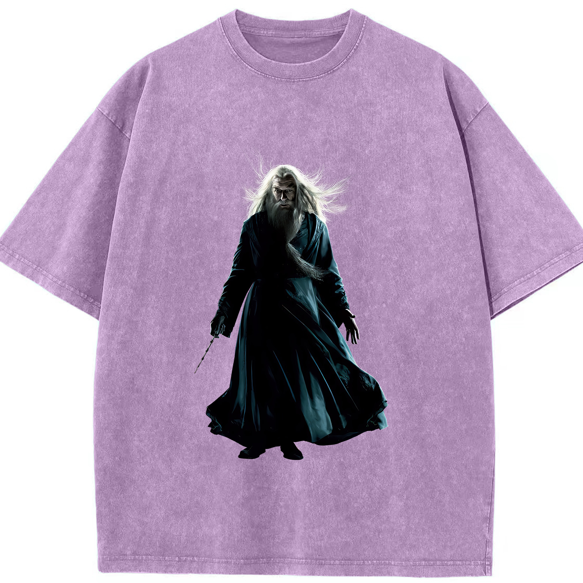 （画像用） Harry Potter ハリー・ポッターシリーズ 綿100% ヴィンテージ風 半袖Tシャツ（フロントプリント）