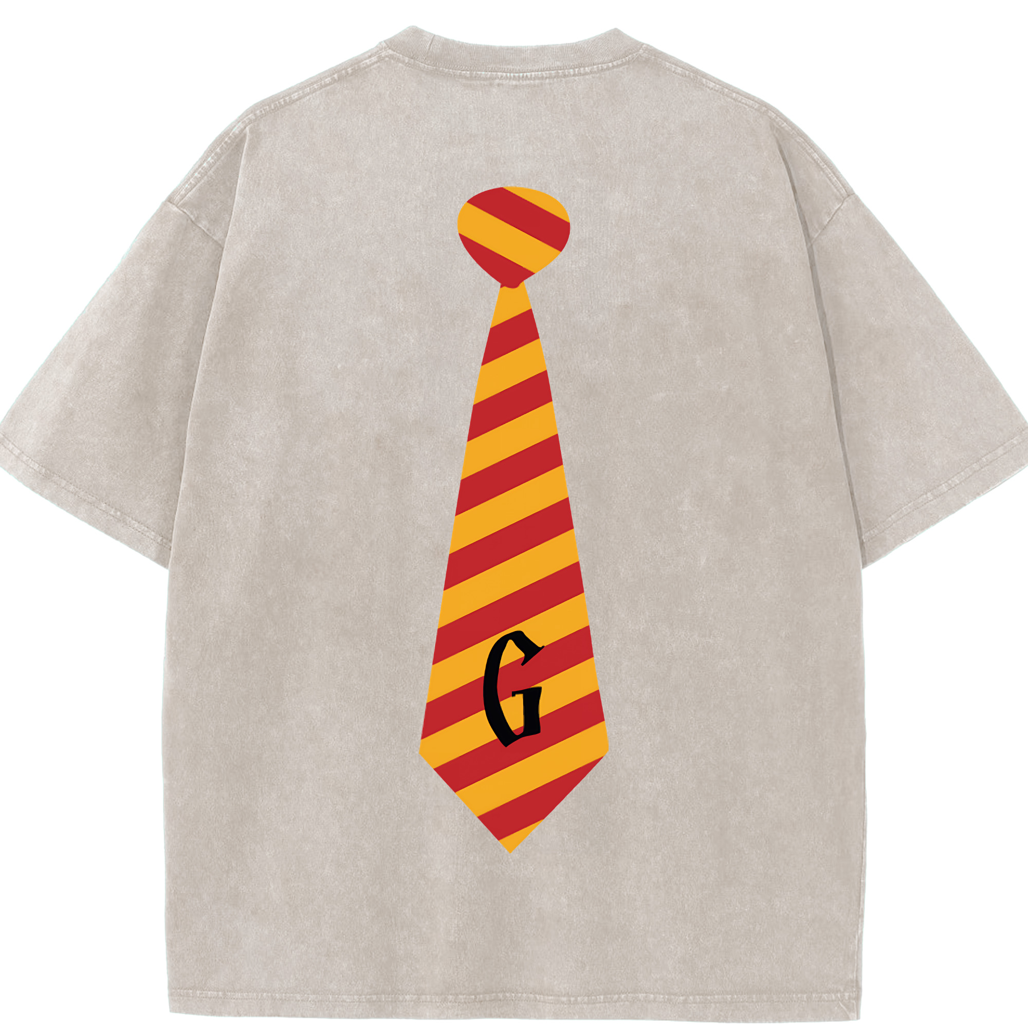 （画像用） Harry Potter ハリー・ポッターシリーズ 綿100% ヴィンテージ風 半袖Tシャツ（背面プリント）