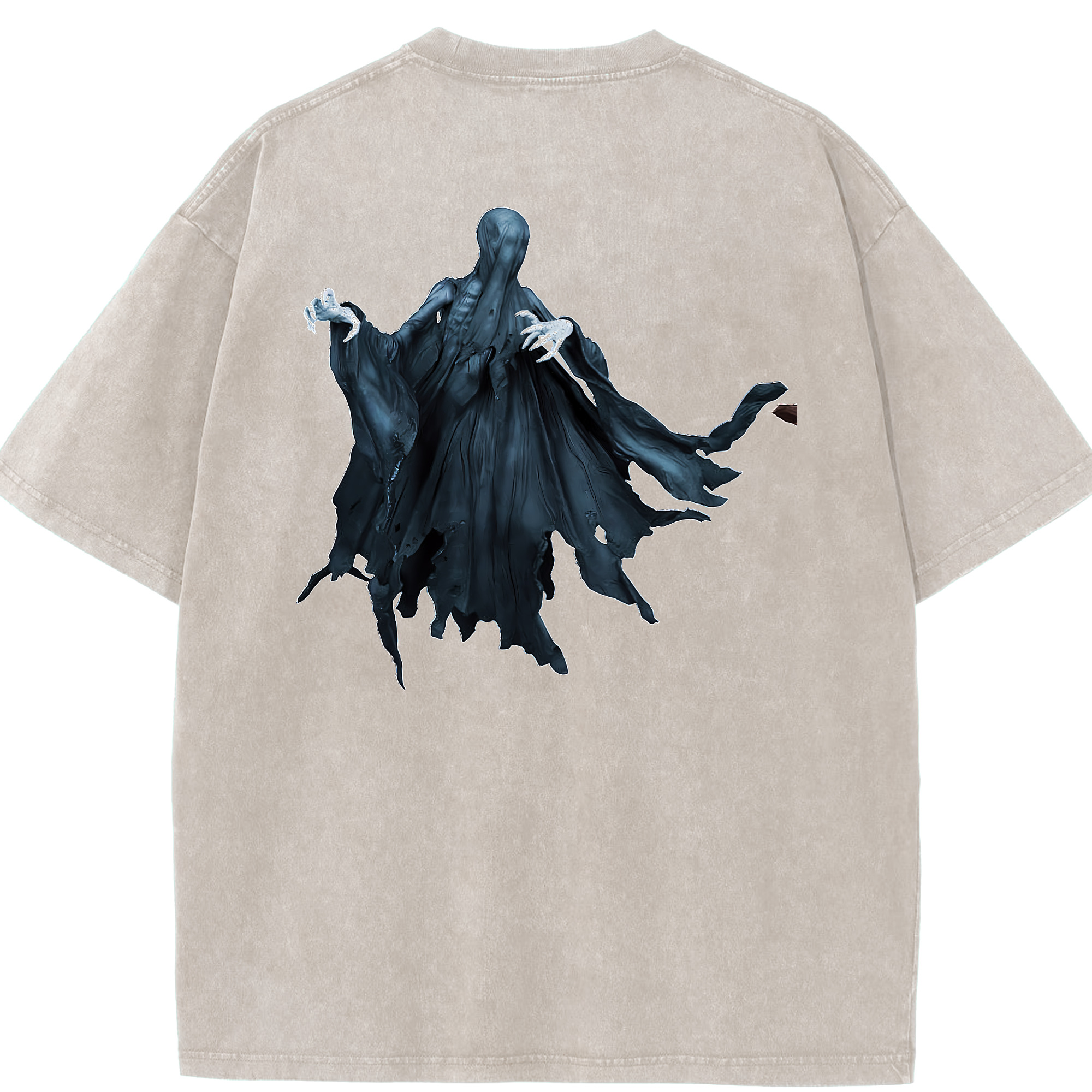 （画像用） Harry Potter ハリー・ポッターシリーズ 綿100% ヴィンテージ風 半袖Tシャツ（背面プリント）