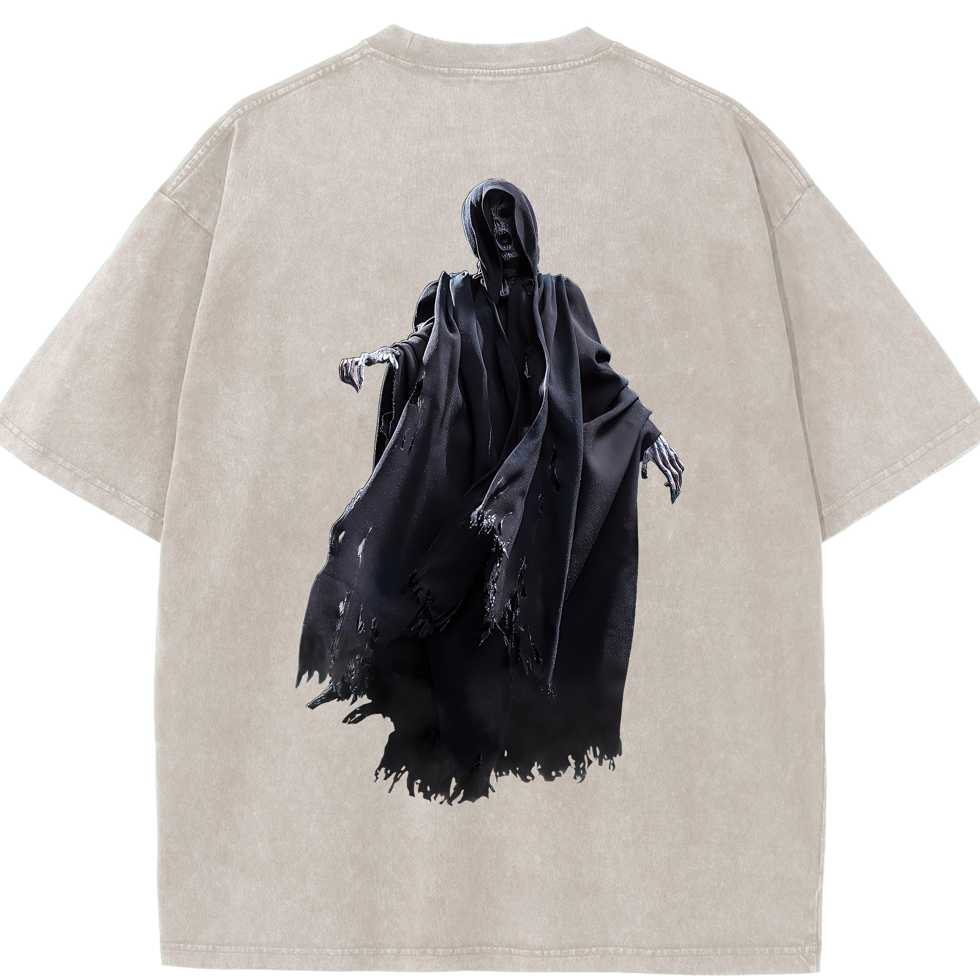 （画像用） Harry Potter ハリー・ポッターシリーズ 綿100% ヴィンテージ風 半袖Tシャツ（背面プリント）
