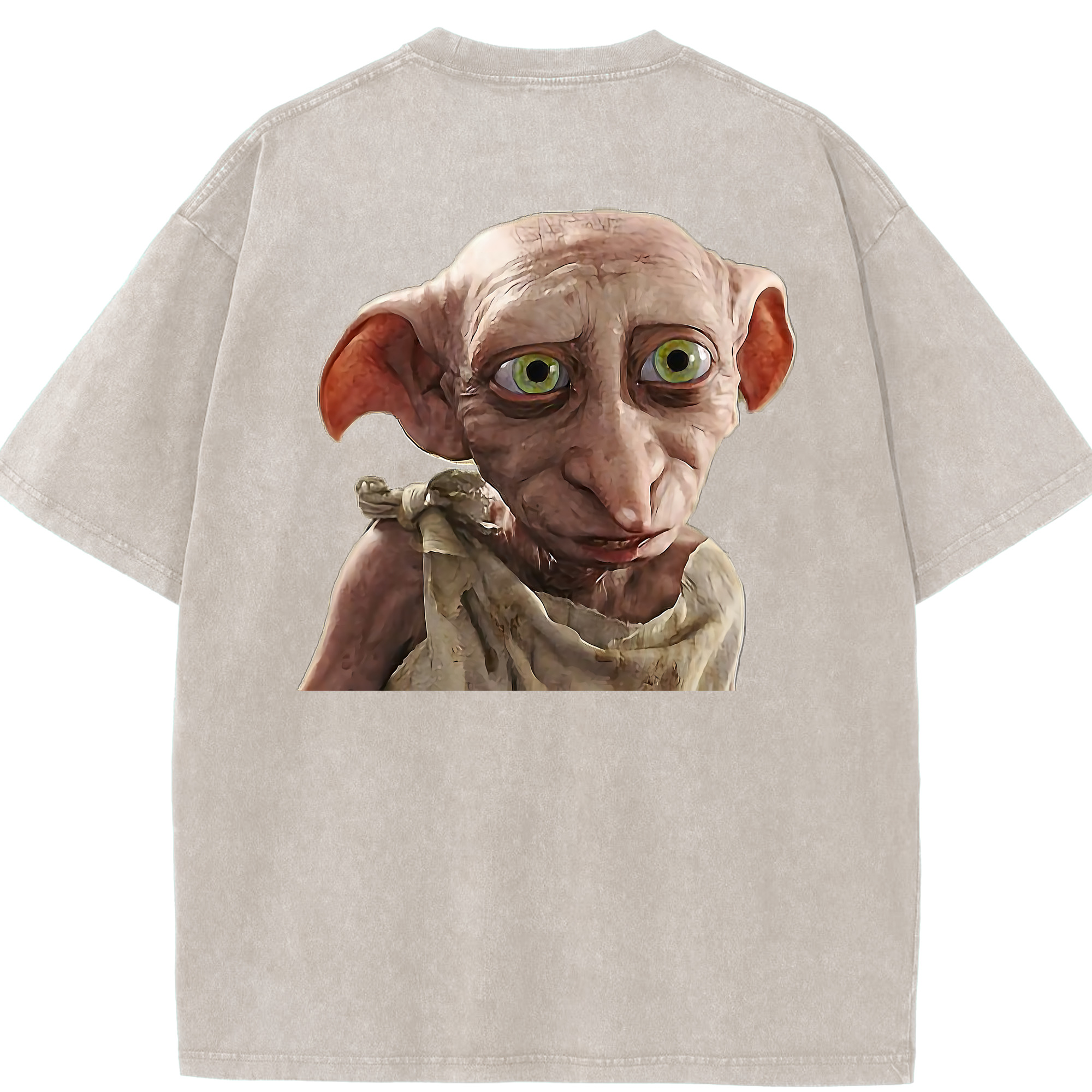 （画像用） Harry Potter ハリー・ポッターシリーズ 綿100% ヴィンテージ風 半袖Tシャツ（背面プリント）