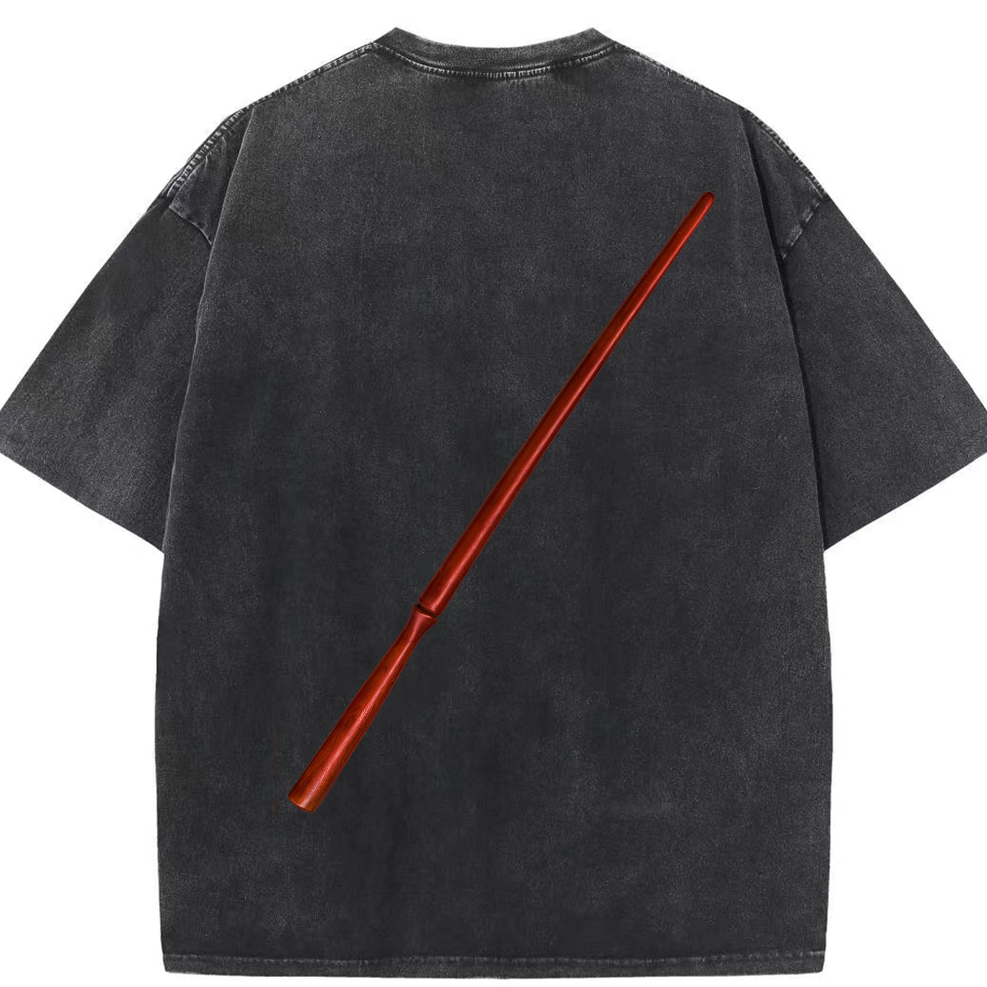 （画像用） Harry Potter ハリー・ポッターシリーズ 綿100% ヴィンテージ風 半袖Tシャツ（背面プリント）