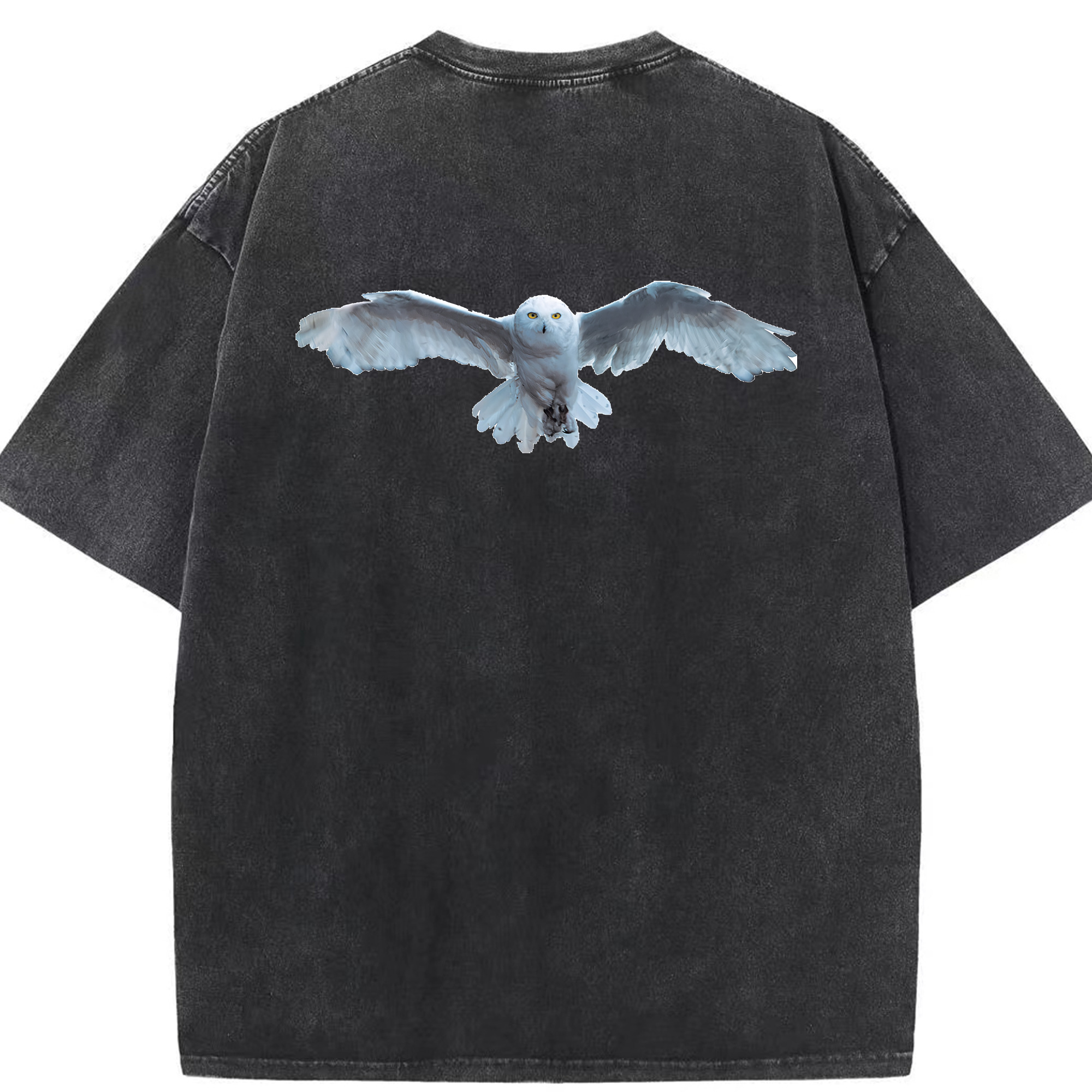 （画像用） Harry Potter ハリー・ポッターシリーズ 綿100% ヴィンテージ風 半袖Tシャツ（背面プリント）