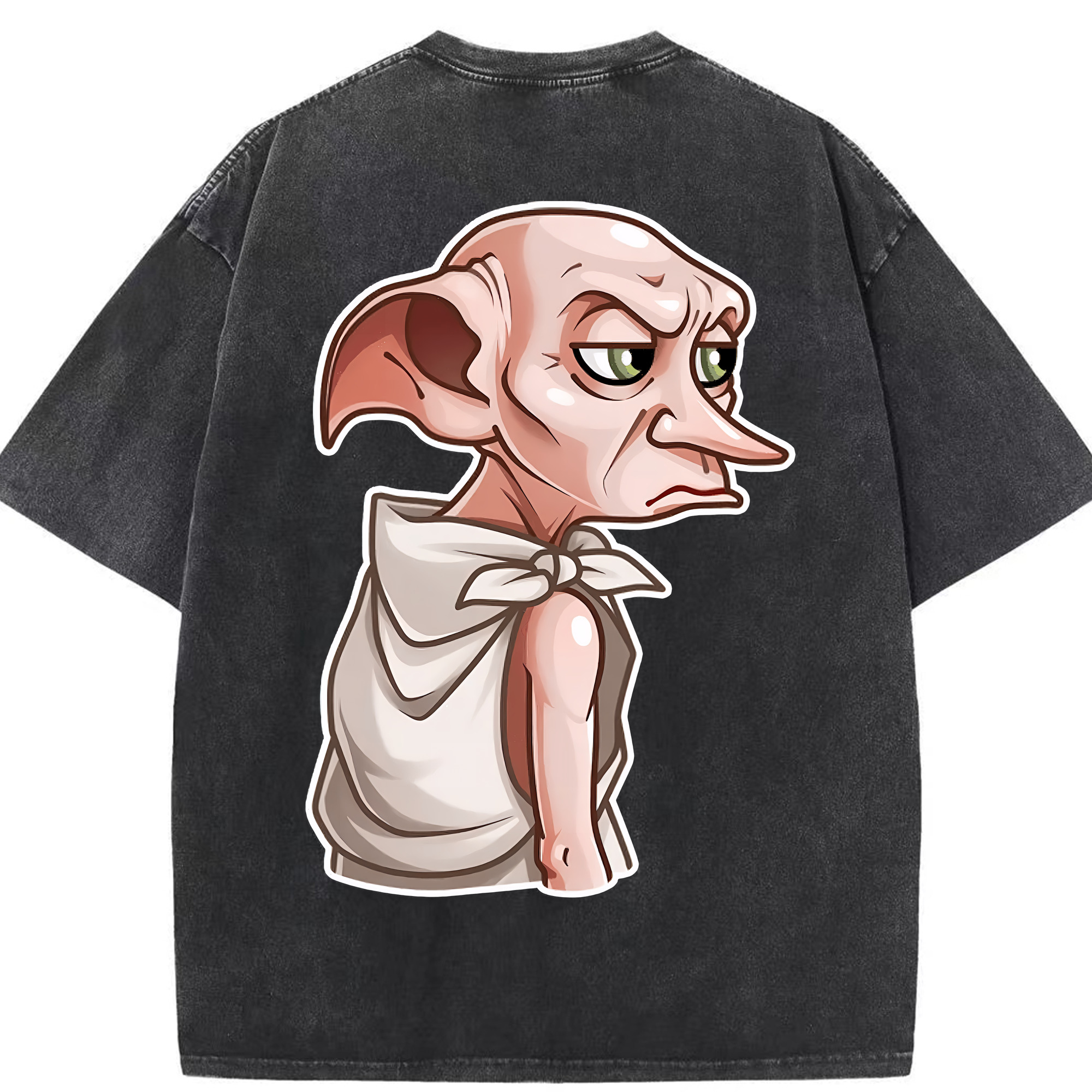 （画像用） Harry Potter ハリー・ポッターシリーズ 綿100% ヴィンテージ風 半袖Tシャツ（背面プリント）