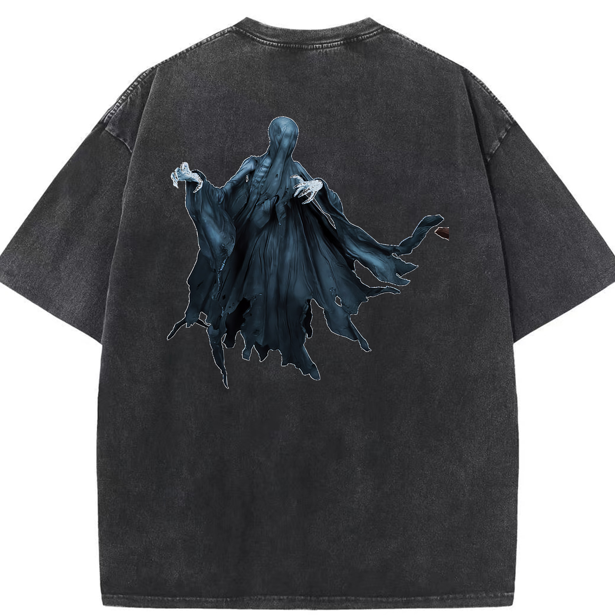 （画像用） Harry Potter ハリー・ポッターシリーズ 綿100% ヴィンテージ風 半袖Tシャツ（背面プリント）