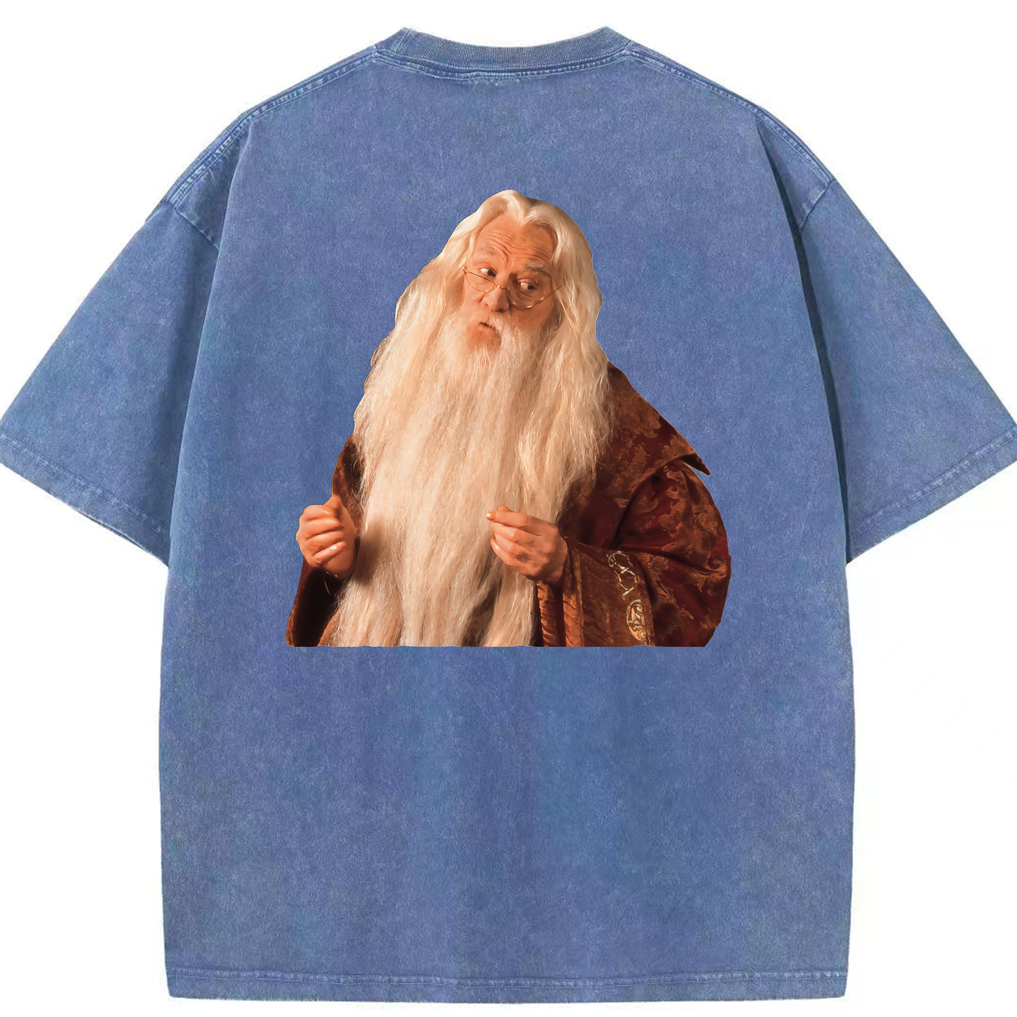（画像用） Harry Potter ハリー・ポッターシリーズ 綿100% ヴィンテージ風 半袖Tシャツ（背面プリント）