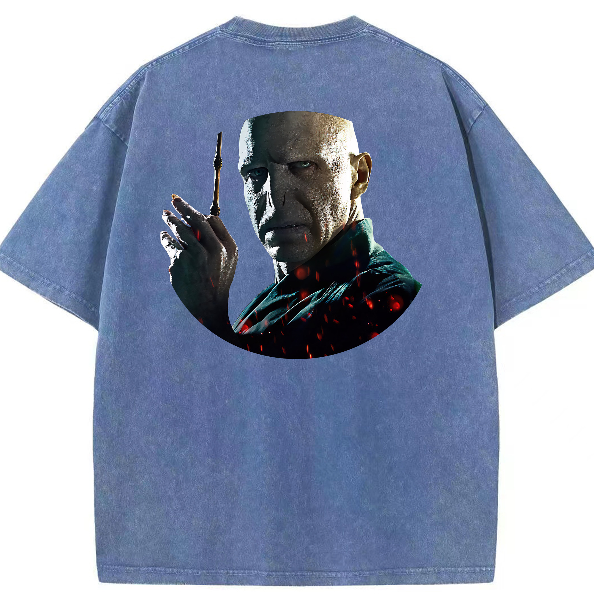 （画像用） Harry Potter ハリー・ポッターシリーズ 綿100% ヴィンテージ風 半袖Tシャツ（背面プリント）