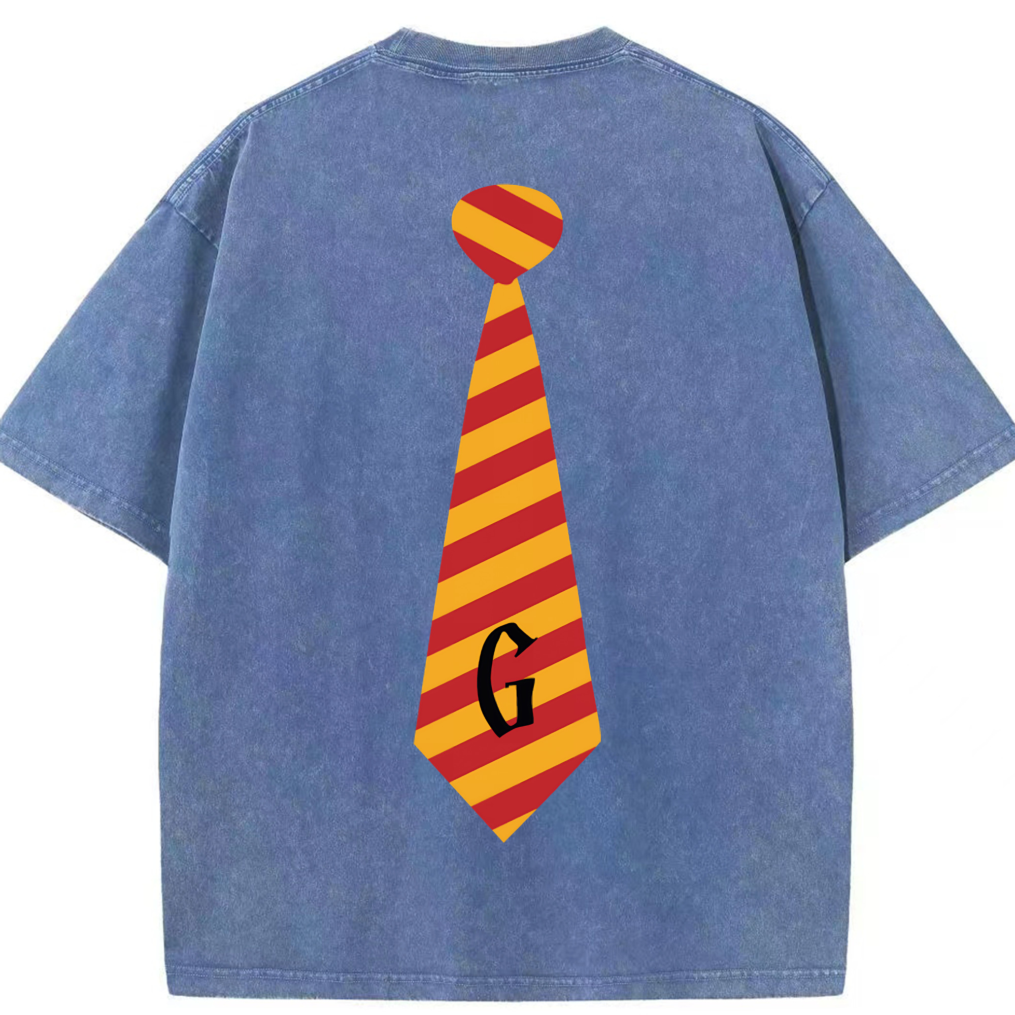 （画像用） Harry Potter ハリー・ポッターシリーズ 綿100% ヴィンテージ風 半袖Tシャツ（背面プリント）