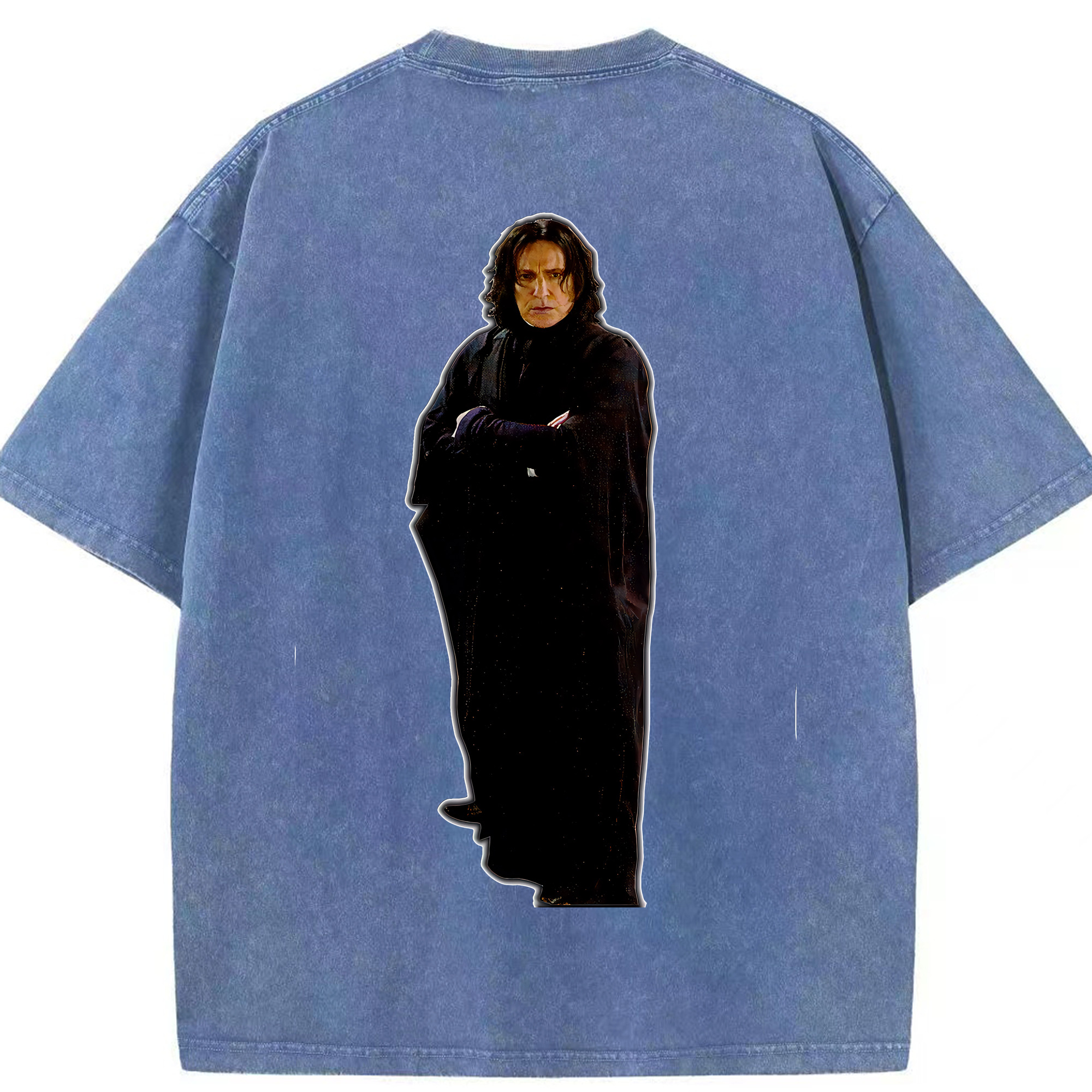 （画像用） Harry Potter ハリー・ポッターシリーズ 綿100% ヴィンテージ風 半袖Tシャツ（背面プリント）