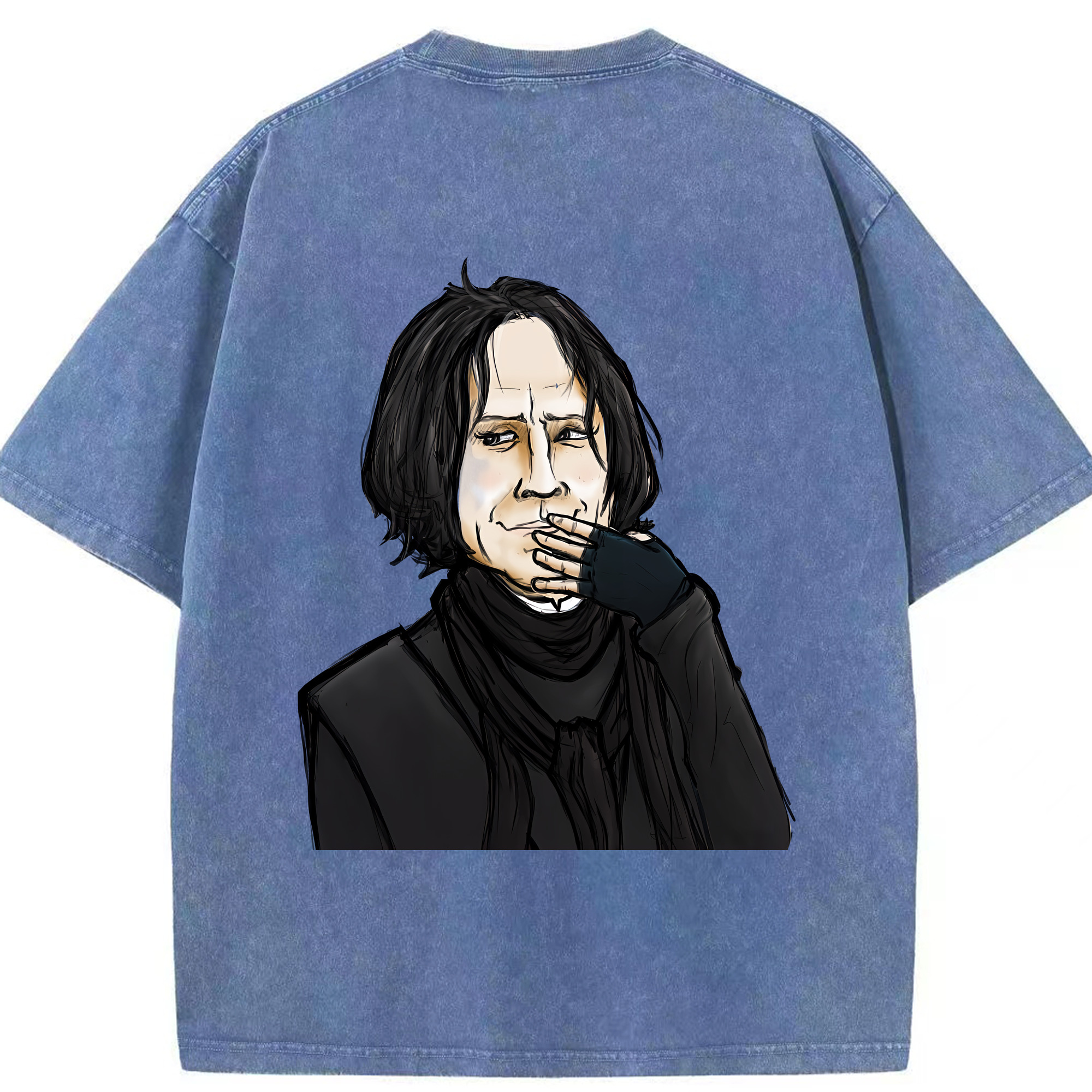（画像用） Harry Potter ハリー・ポッターシリーズ 綿100% ヴィンテージ風 半袖Tシャツ（背面プリント）