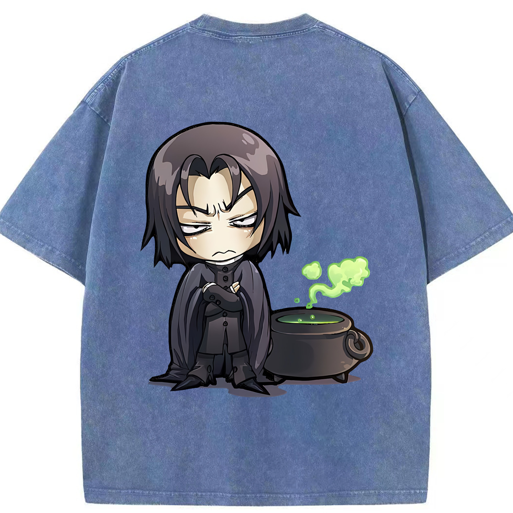 （画像用） Harry Potter ハリー・ポッターシリーズ 綿100% ヴィンテージ風 半袖Tシャツ（背面プリント）
