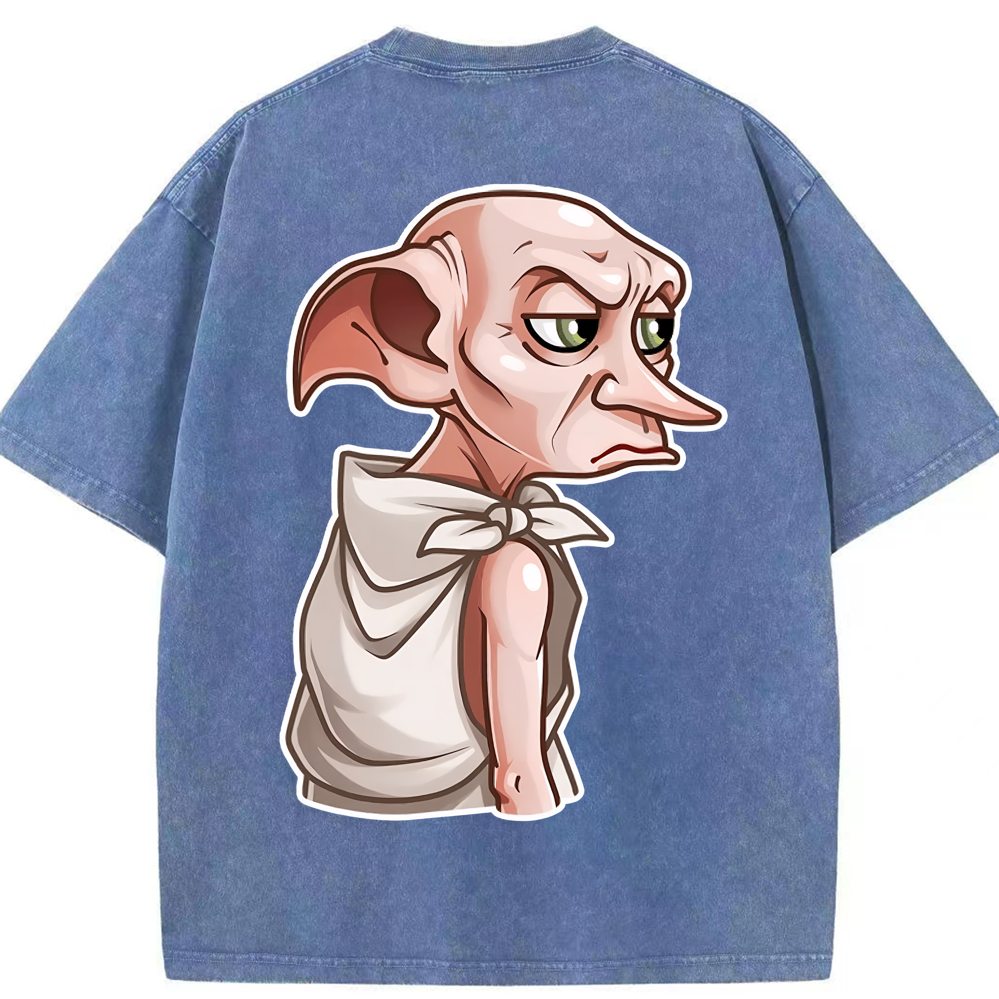 （画像用） Harry Potter ハリー・ポッターシリーズ 綿100% ヴィンテージ風 半袖Tシャツ（背面プリント）