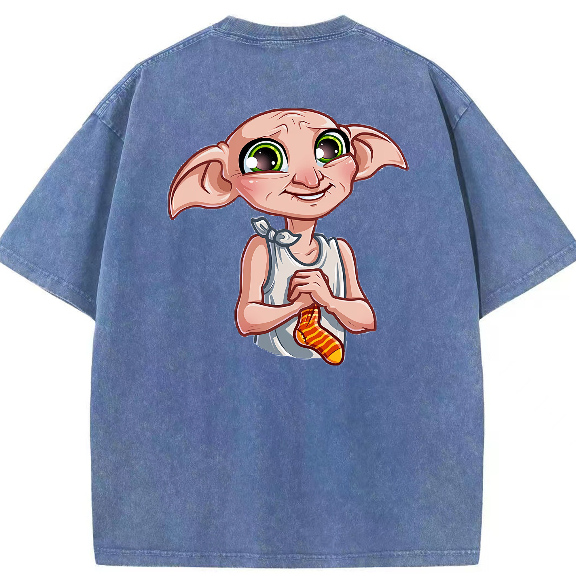 （画像用） Harry Potter ハリー・ポッターシリーズ 綿100% ヴィンテージ風 半袖Tシャツ（背面プリント）
