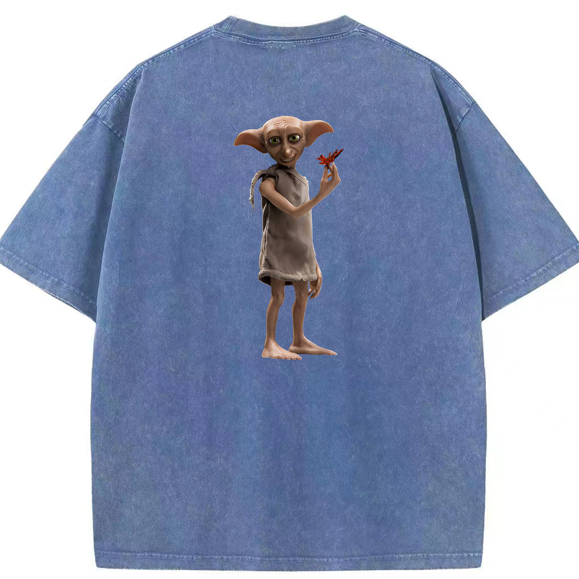 （画像用） Harry Potter ハリー・ポッターシリーズ 綿100% ヴィンテージ風 半袖Tシャツ（背面プリント）