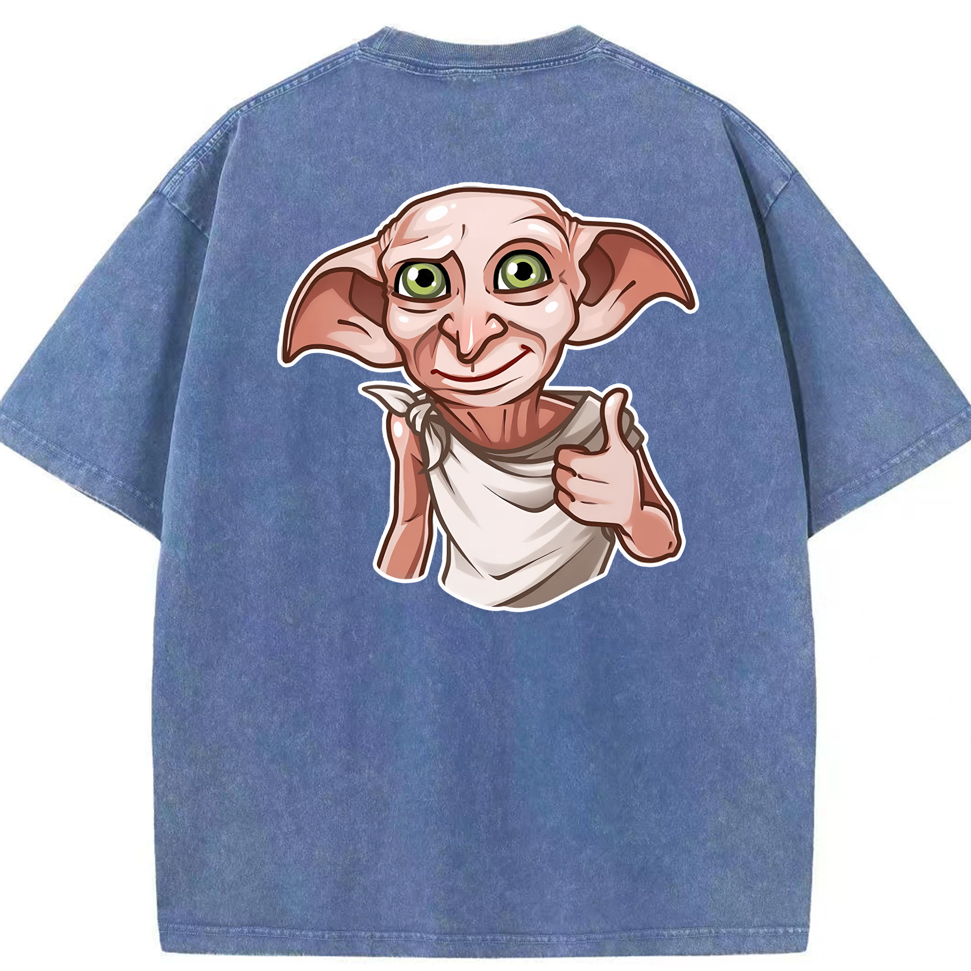 （画像用） Harry Potter ハリー・ポッターシリーズ 綿100% ヴィンテージ風 半袖Tシャツ（背面プリント）