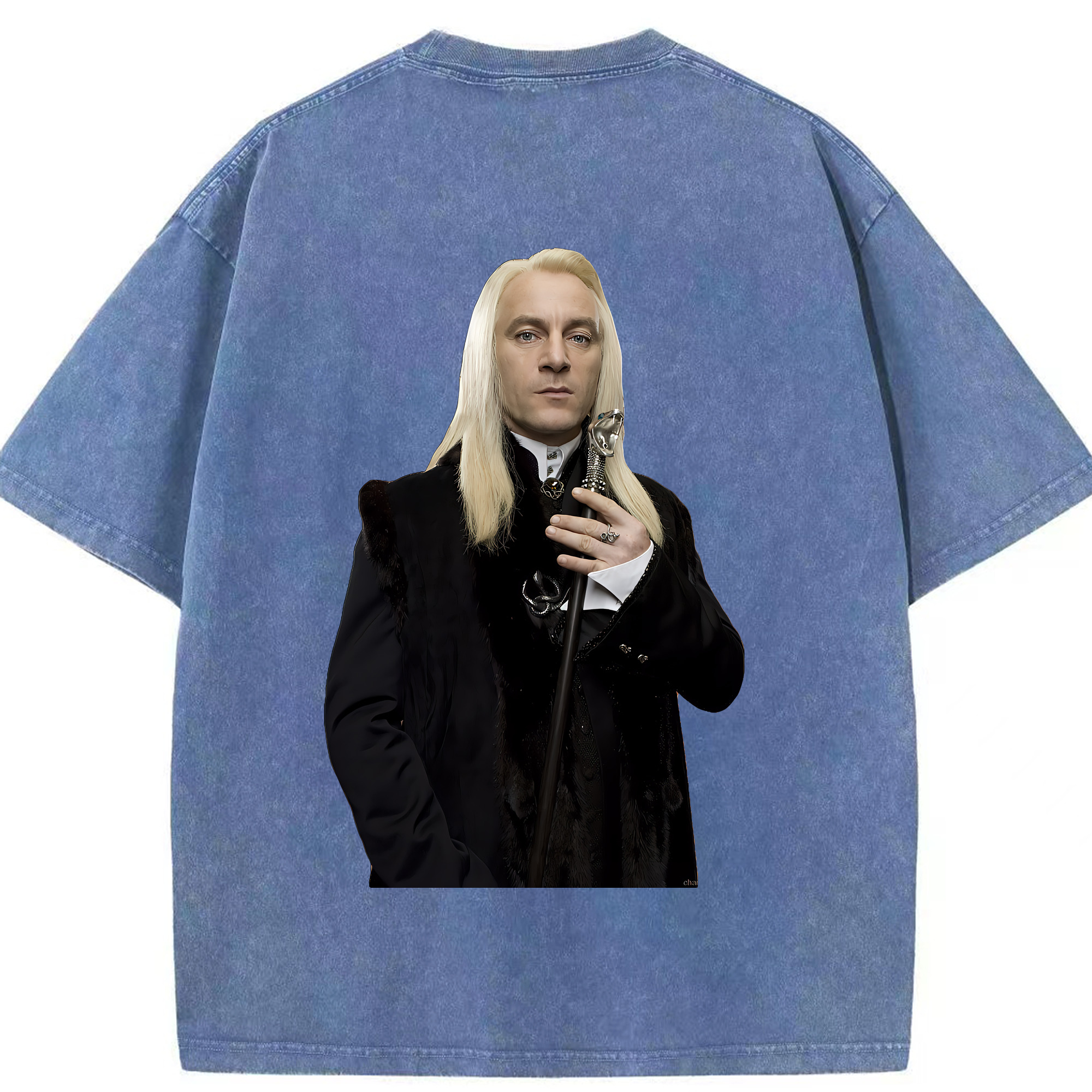 （画像用） Harry Potter ハリー・ポッターシリーズ 綿100% ヴィンテージ風 半袖Tシャツ（背面プリント）