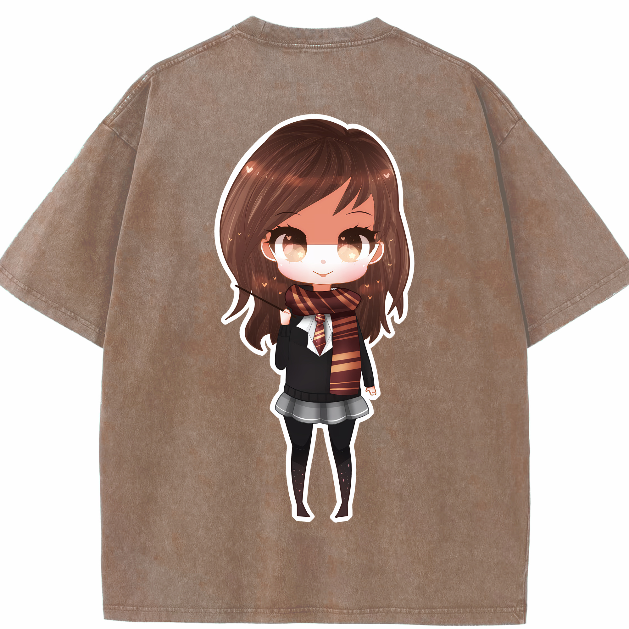 （画像用） Harry Potter ハリー・ポッターシリーズ 綿100% ヴィンテージ風 半袖Tシャツ（背面プリント）