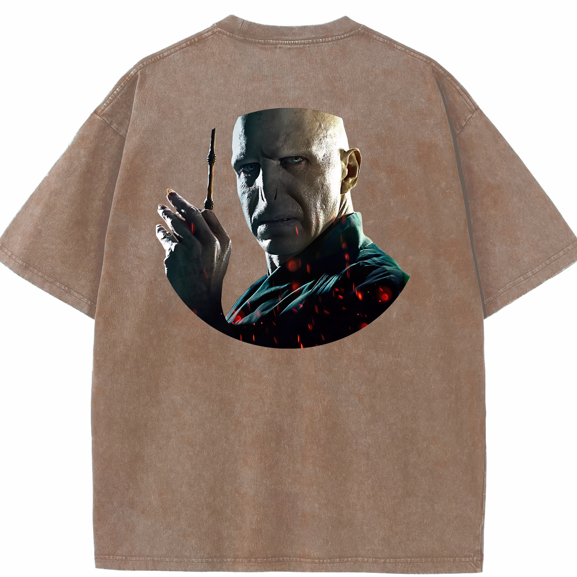 （画像用） Harry Potter ハリー・ポッターシリーズ 綿100% ヴィンテージ風 半袖Tシャツ（背面プリント）