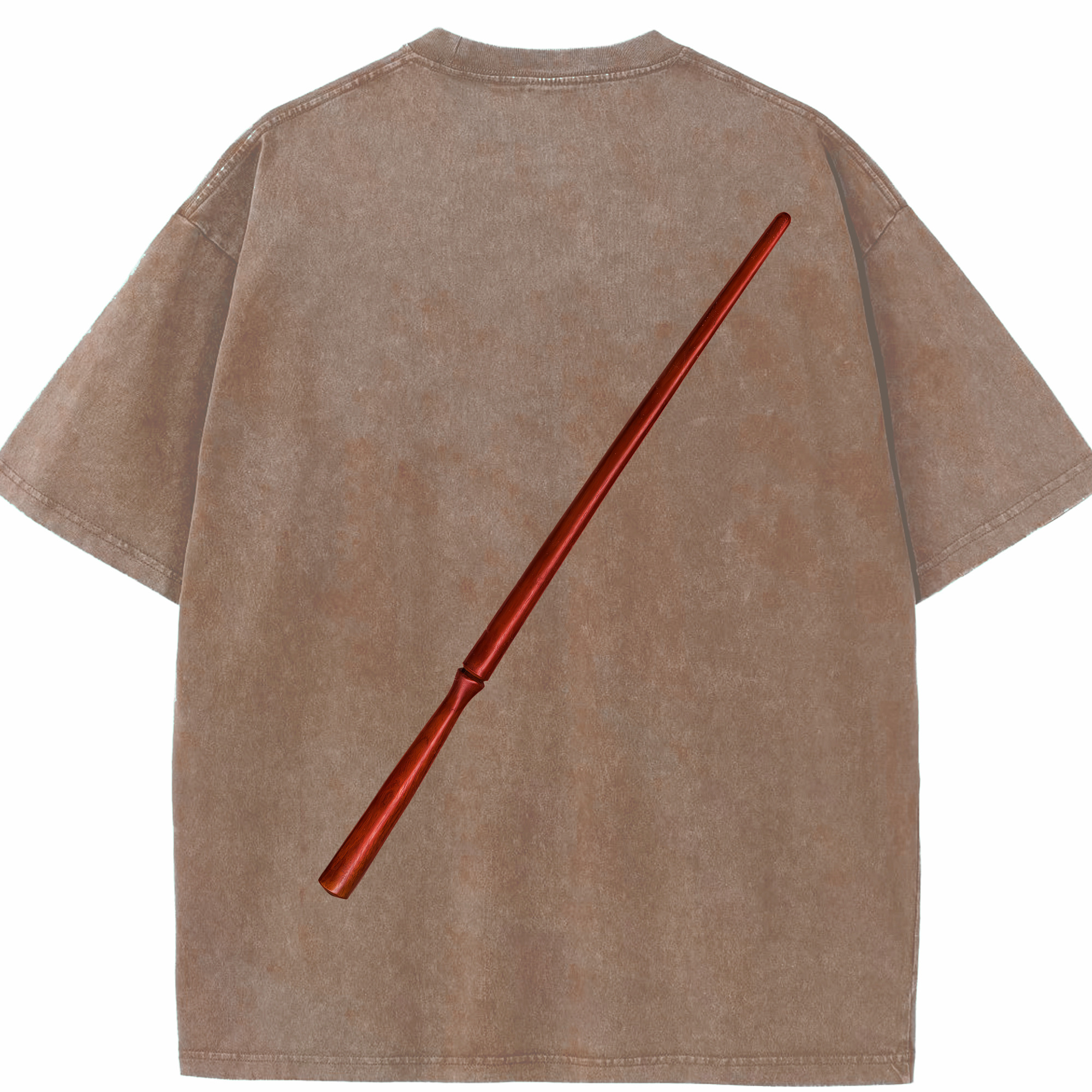 （画像用） Harry Potter ハリー・ポッターシリーズ 綿100% ヴィンテージ風 半袖Tシャツ（背面プリント）