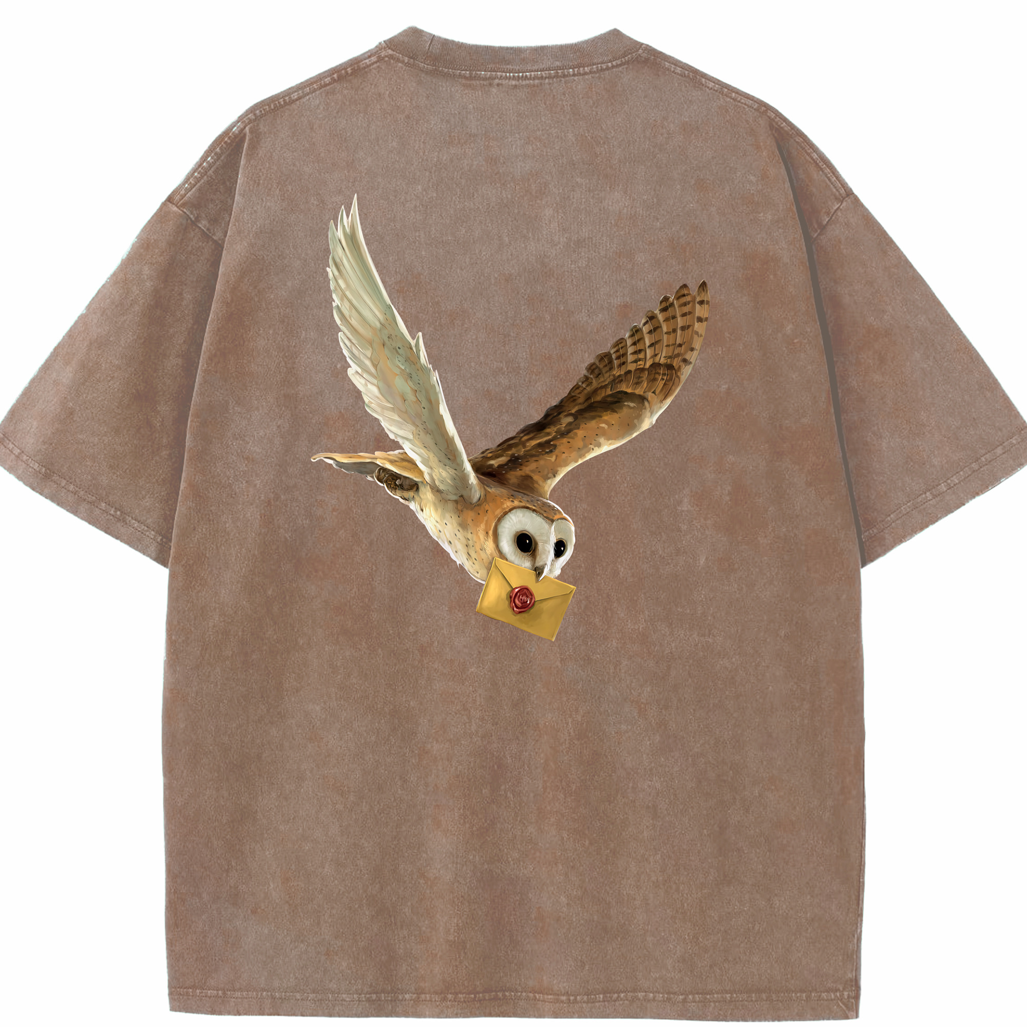 （画像用） Harry Potter ハリー・ポッターシリーズ 綿100% ヴィンテージ風 半袖Tシャツ（背面プリント）