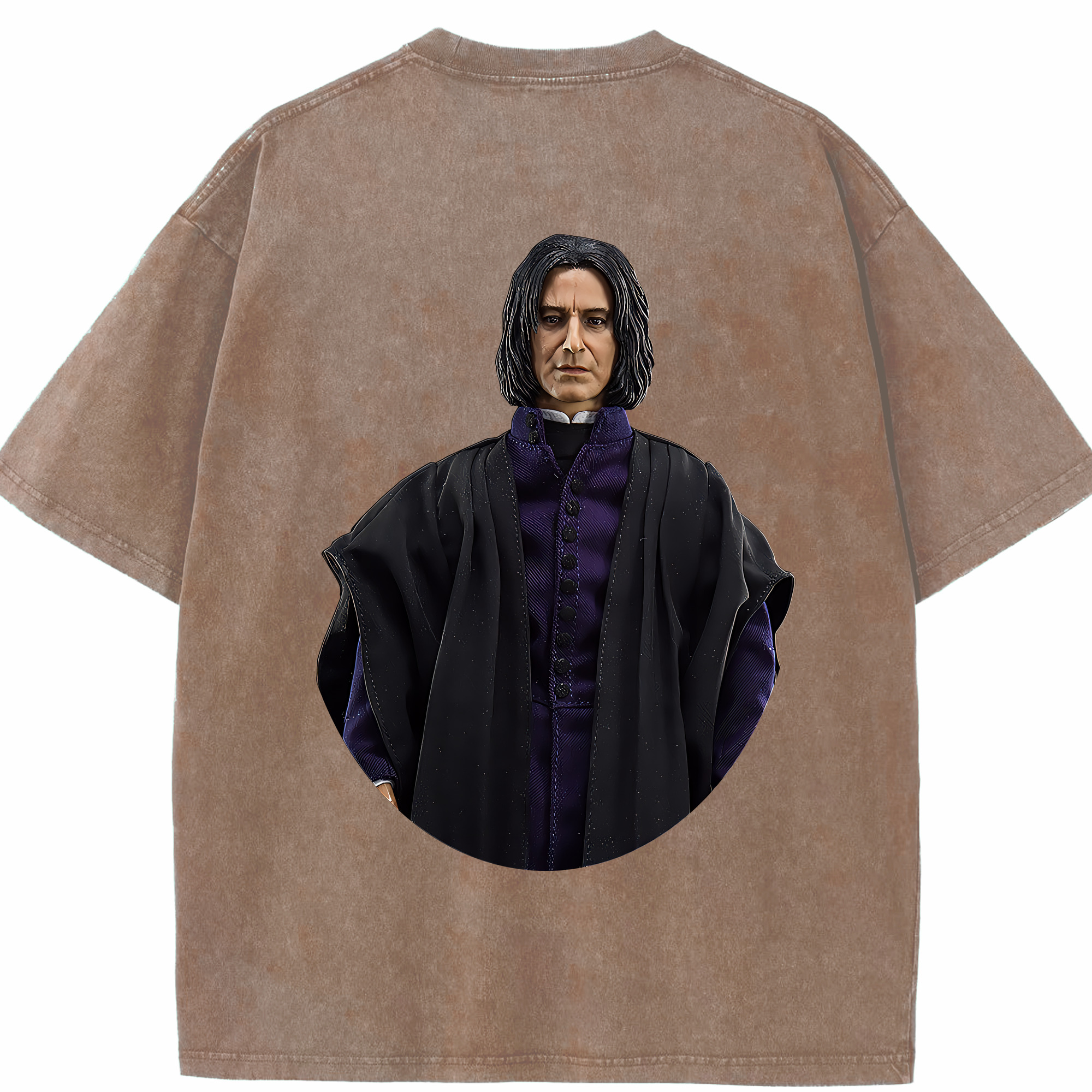 （画像用） Harry Potter ハリー・ポッターシリーズ 綿100% ヴィンテージ風 半袖Tシャツ（背面プリント）