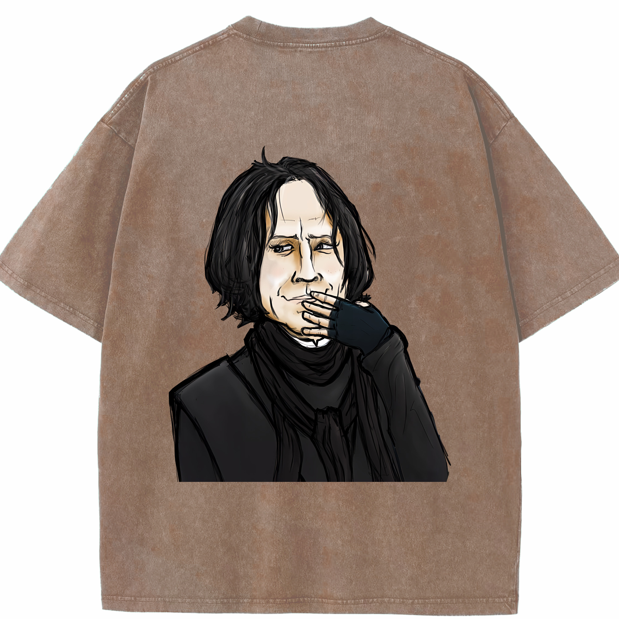 （画像用） Harry Potter ハリー・ポッターシリーズ 綿100% ヴィンテージ風 半袖Tシャツ（背面プリント）