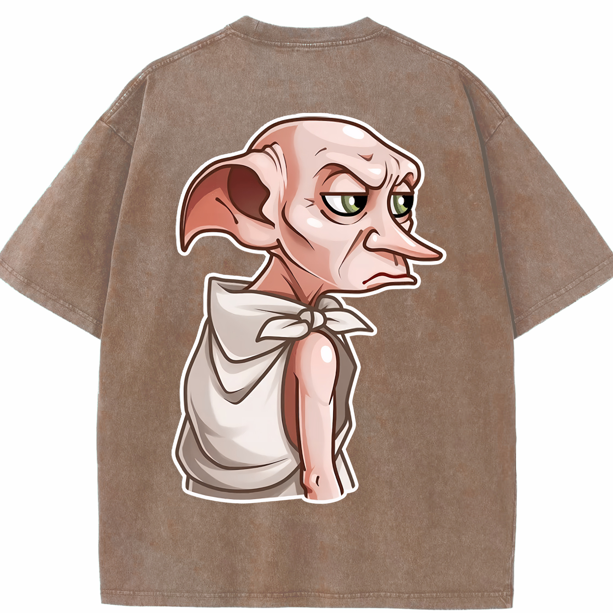（画像用） Harry Potter ハリー・ポッターシリーズ 綿100% ヴィンテージ風 半袖Tシャツ（背面プリント）