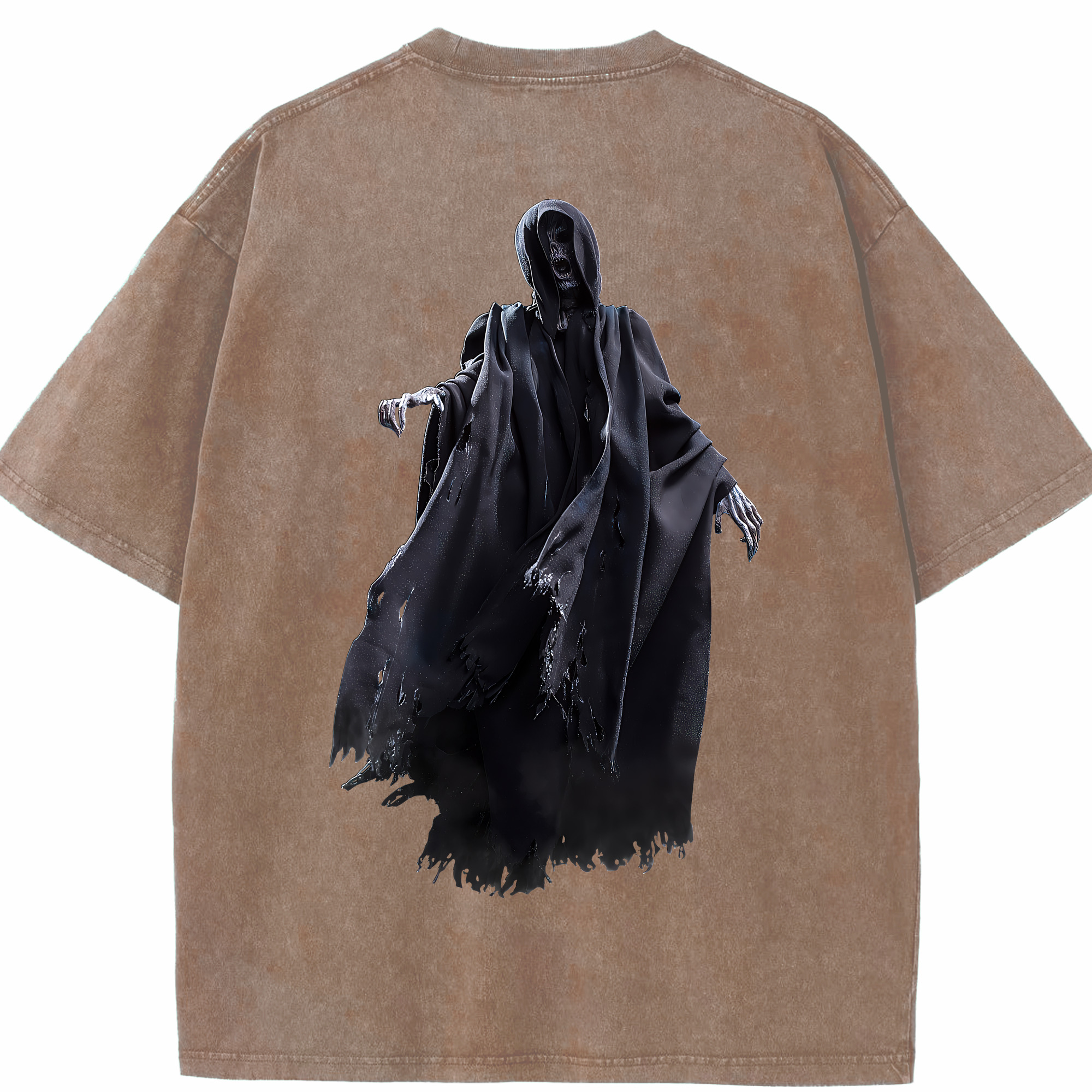 （画像用） Harry Potter ハリー・ポッターシリーズ 綿100% ヴィンテージ風 半袖Tシャツ（背面プリント）