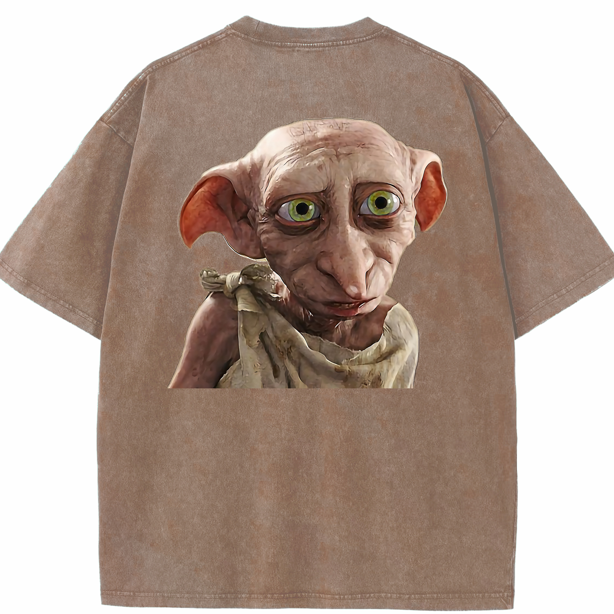 （画像用） Harry Potter ハリー・ポッターシリーズ 綿100% ヴィンテージ風 半袖Tシャツ（背面プリント）