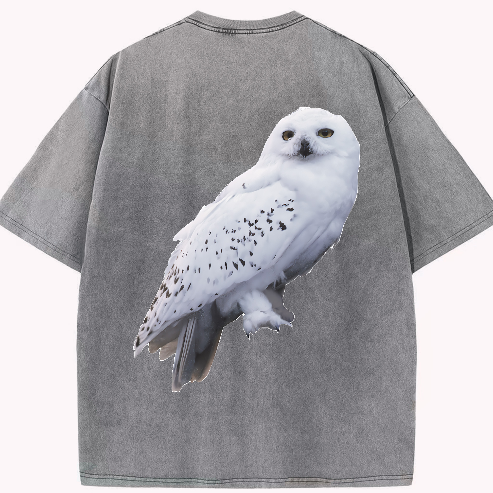 （画像用） Harry Potter ハリー・ポッターシリーズ 綿100% ヴィンテージ風 半袖Tシャツ（背面プリント）