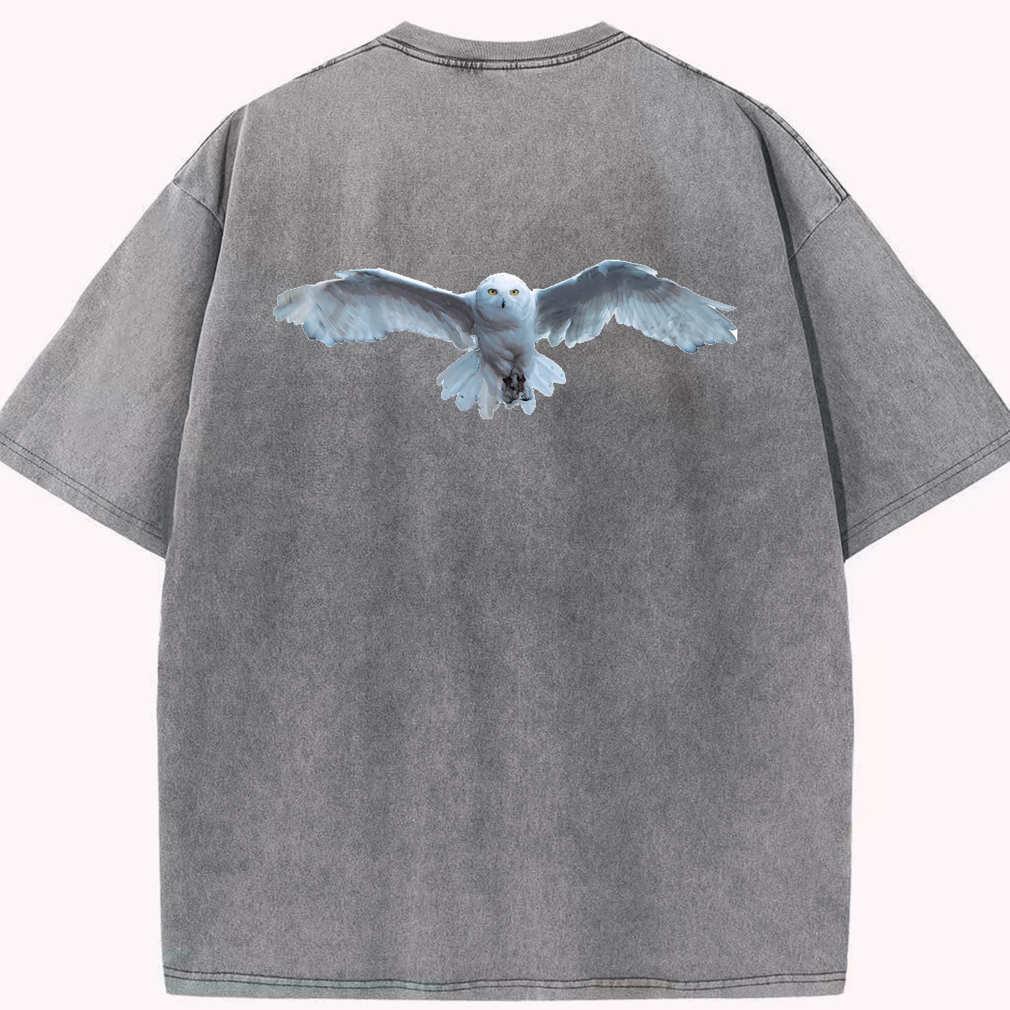 （画像用） Harry Potter ハリー・ポッターシリーズ 綿100% ヴィンテージ風 半袖Tシャツ（背面プリント）